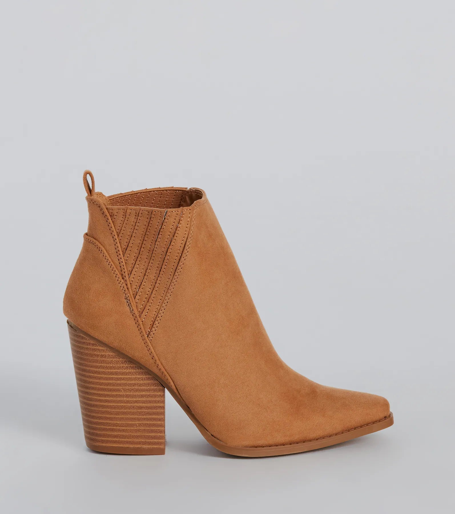 Cute Stand Off Western Block Heel Booties - Image 6