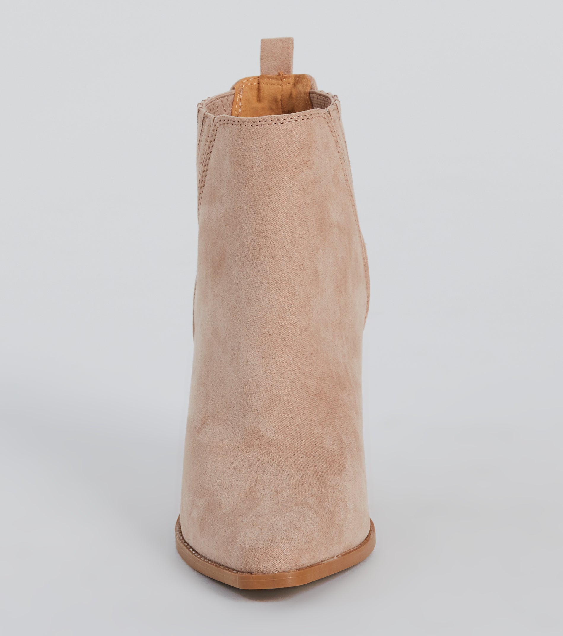 Cute Stand Off Western Block Heel Booties - Image 3