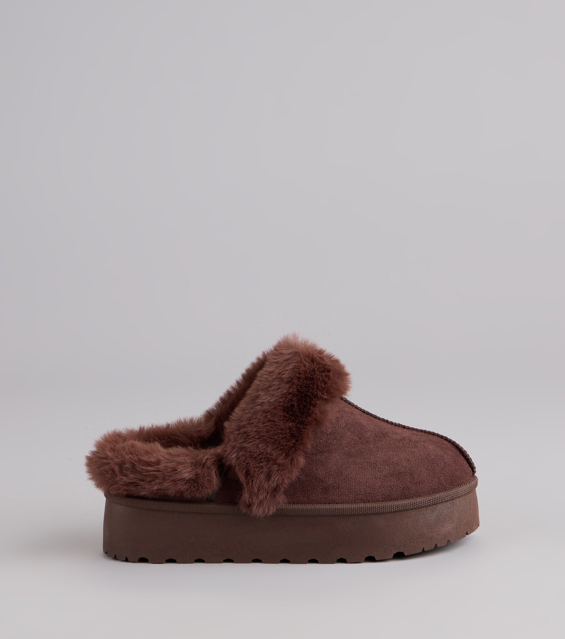 Cozy Girl Platform Faux Fur Slippers - Image 6