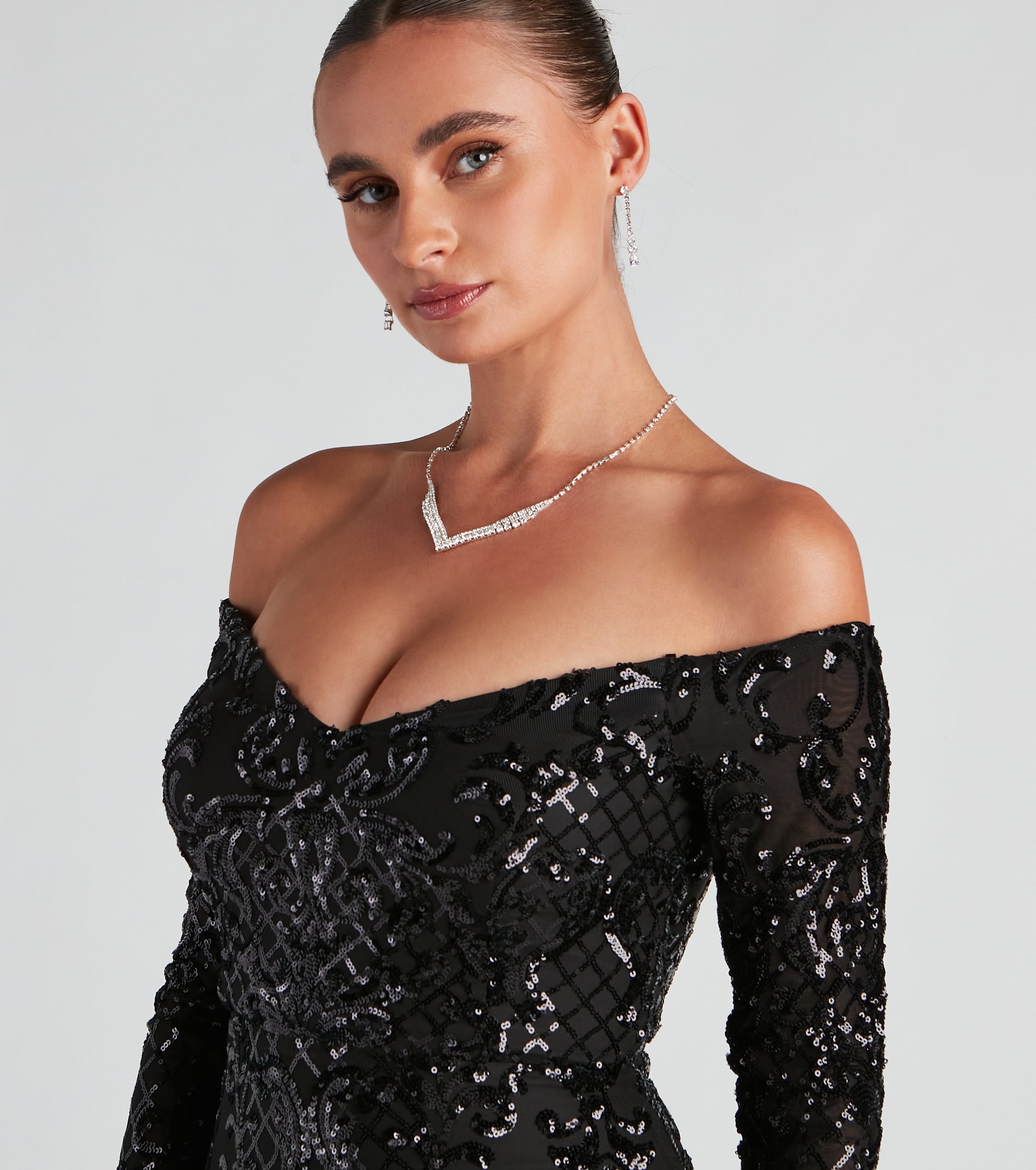 Maddie Off-The-Shoulder Party Dress - Image 4