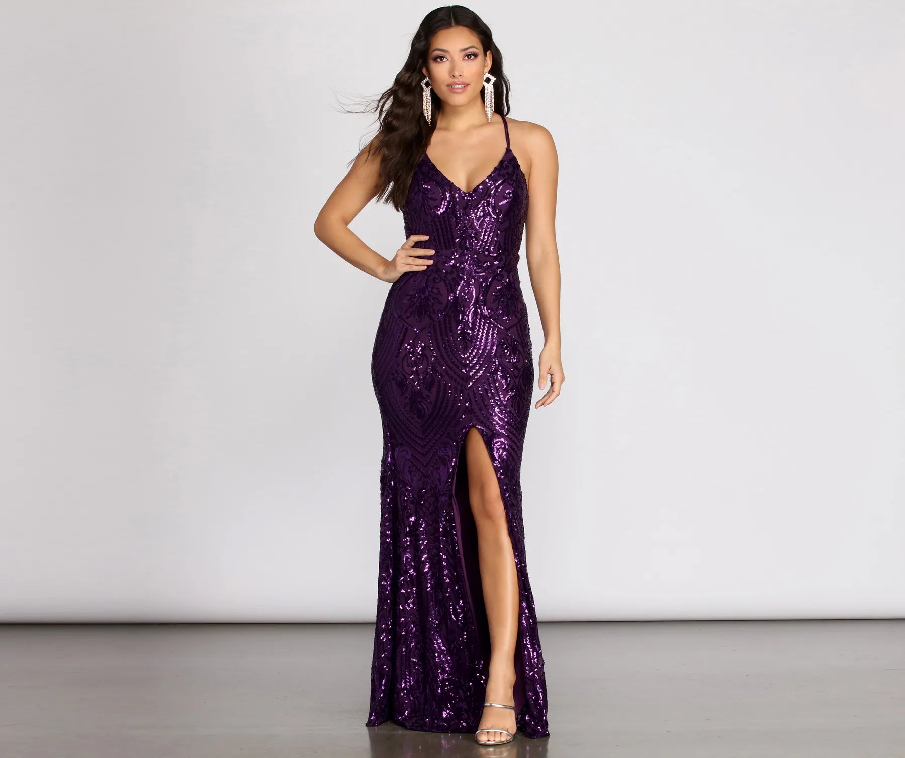 Chrissy Formal Sequin Mermaid Dress - Image 3