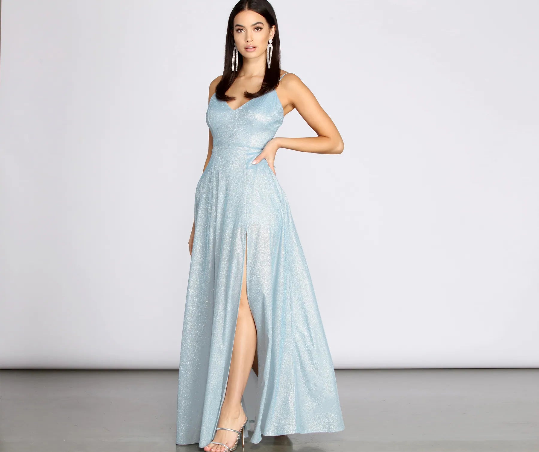 Holland Glitter A-Line Dress - Image 4