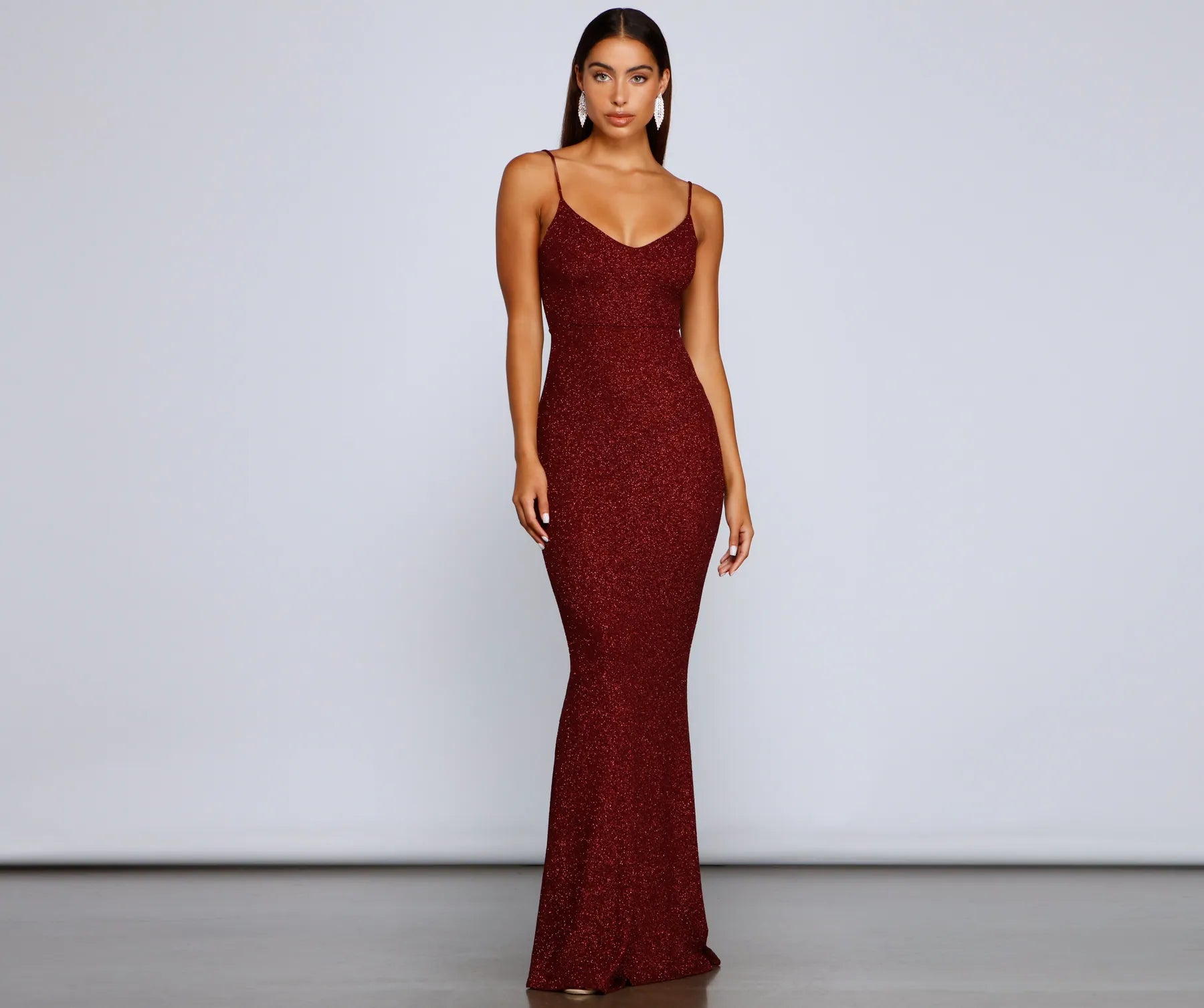 Irene Formal Backless Glitter Mermaid Dress - Image 9