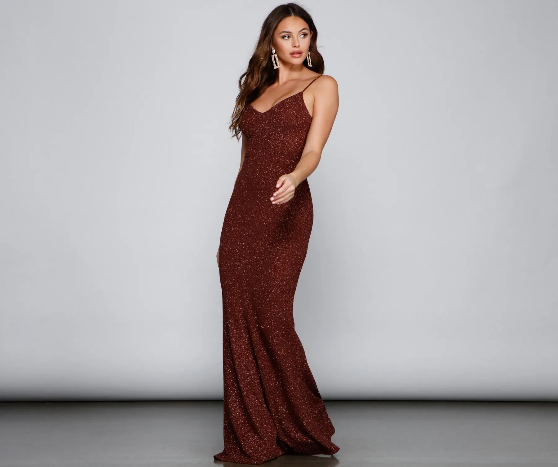 Irene Formal Backless Glitter Mermaid Dress - Image 14
