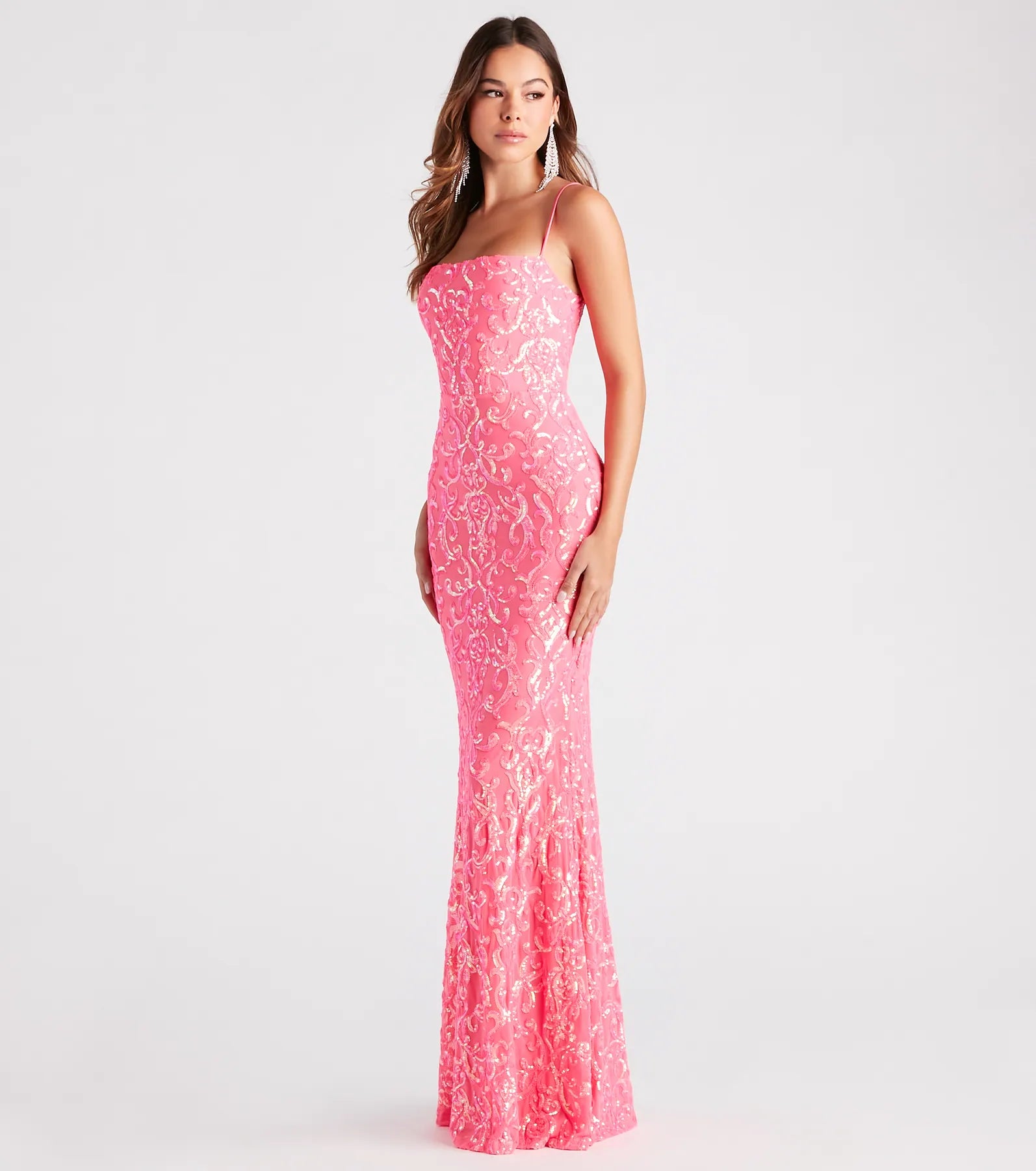 Noemi Formal Sequin A-Line Dress - Image 3