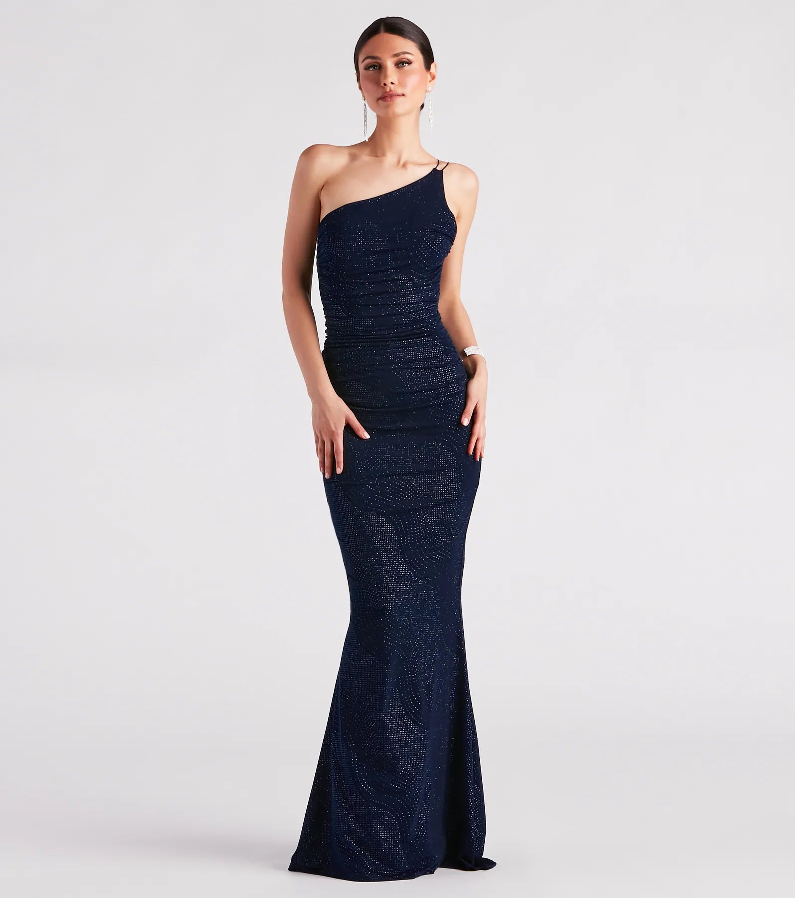 Maria Formal Glitter Open Back Mermaid Dress - Image 5