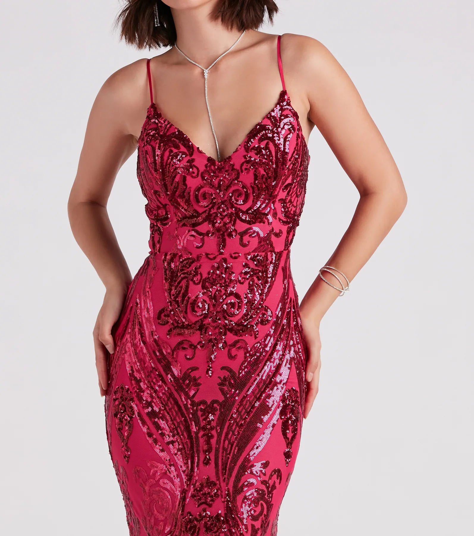 Elliana Formal Sequin Mermaid Dress - Image 4