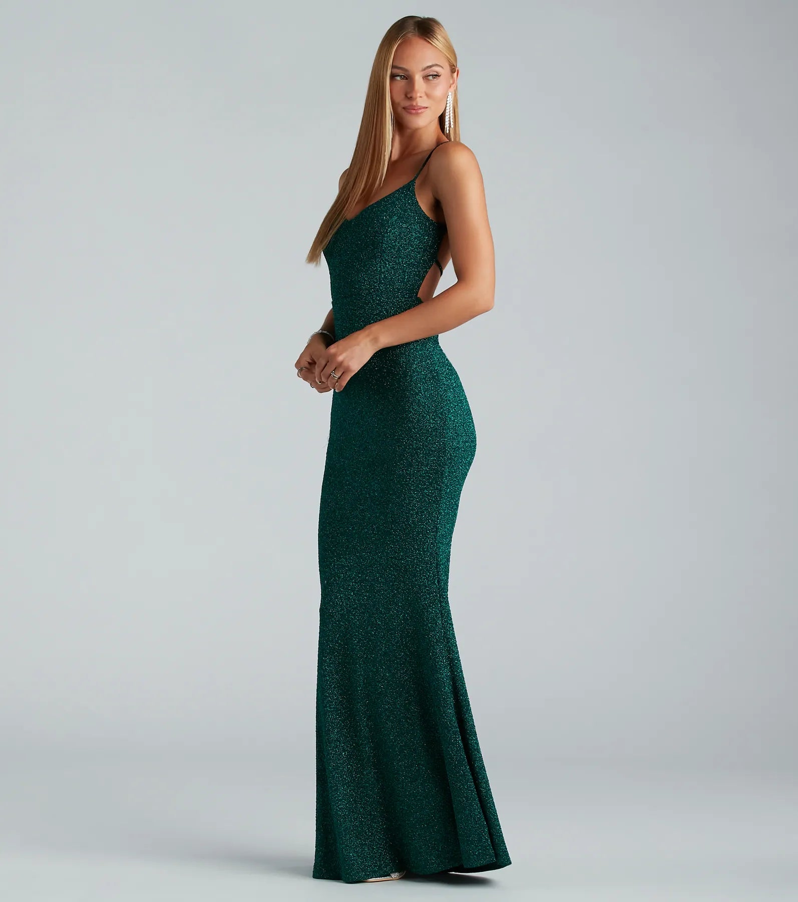 Irene Formal Backless Glitter Mermaid Dress - Image 20