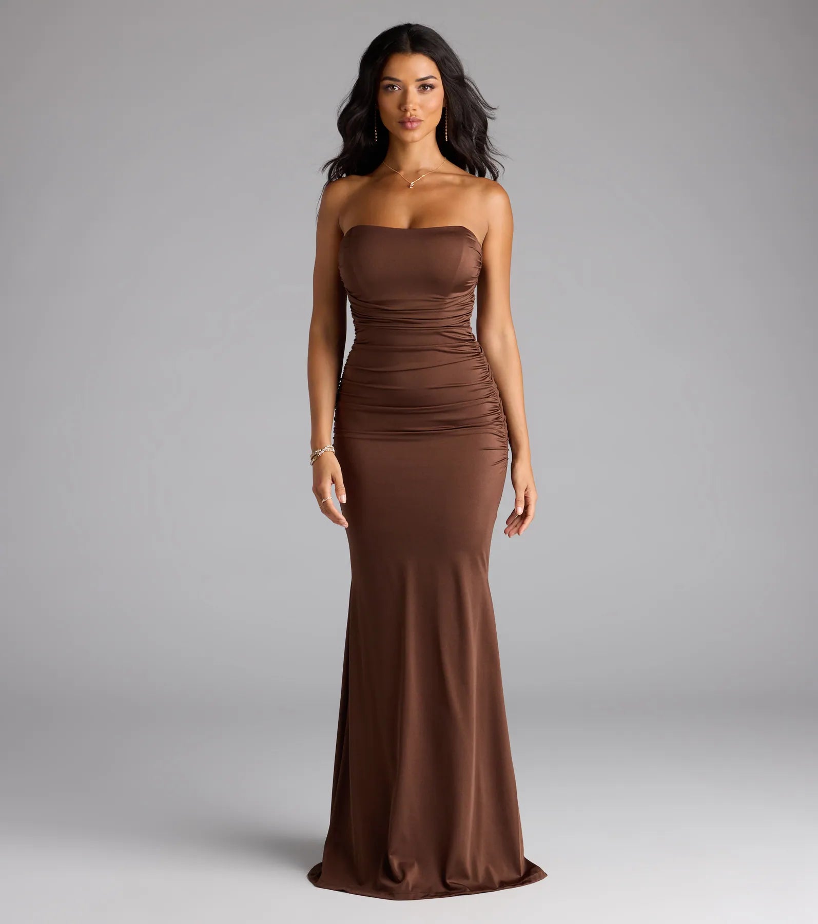 Georgina Strapless Lace-Up Mermaid Formal Dress - Image 5