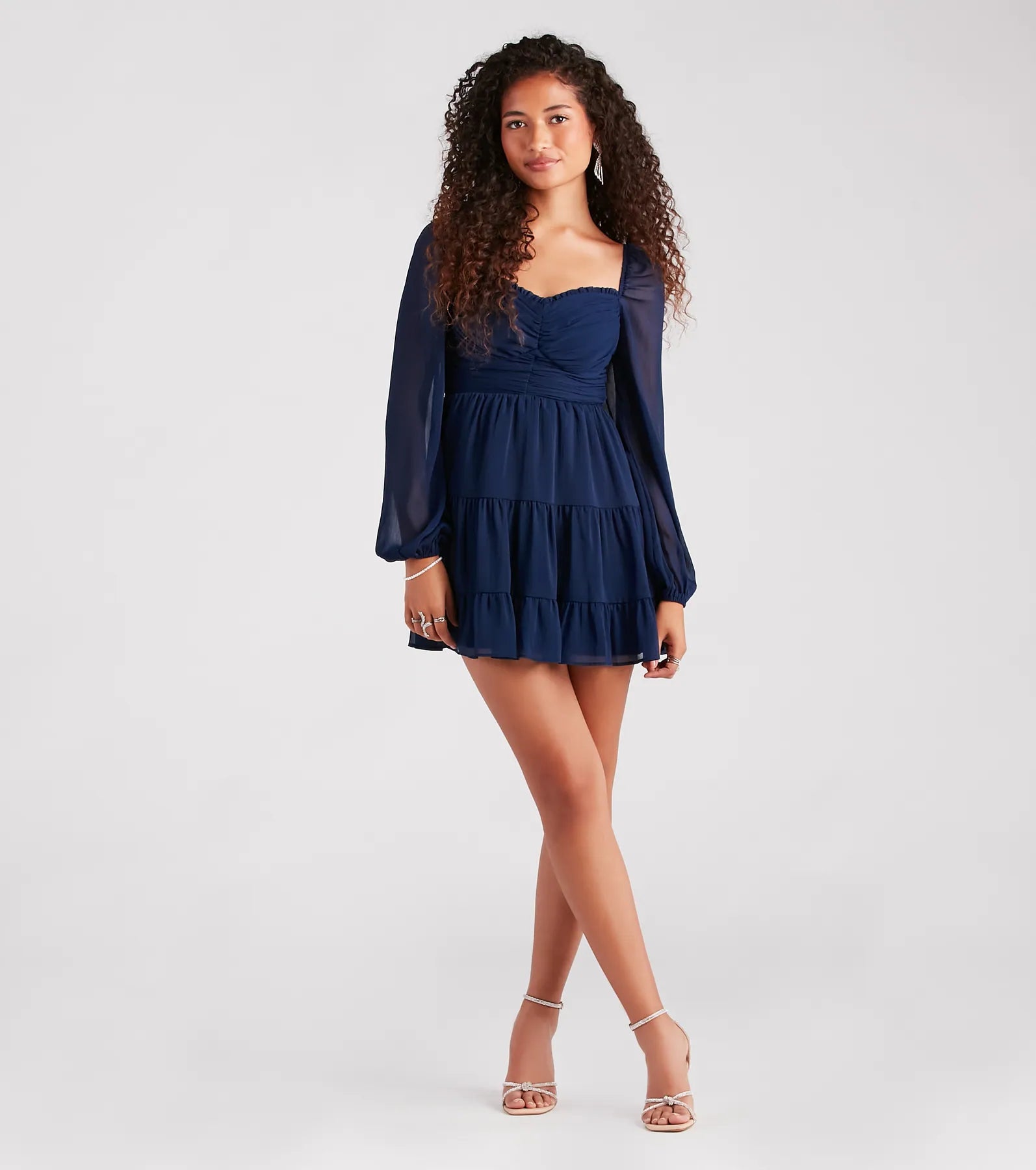 Effortless Muse Chiffon Skater Dress - Image 15