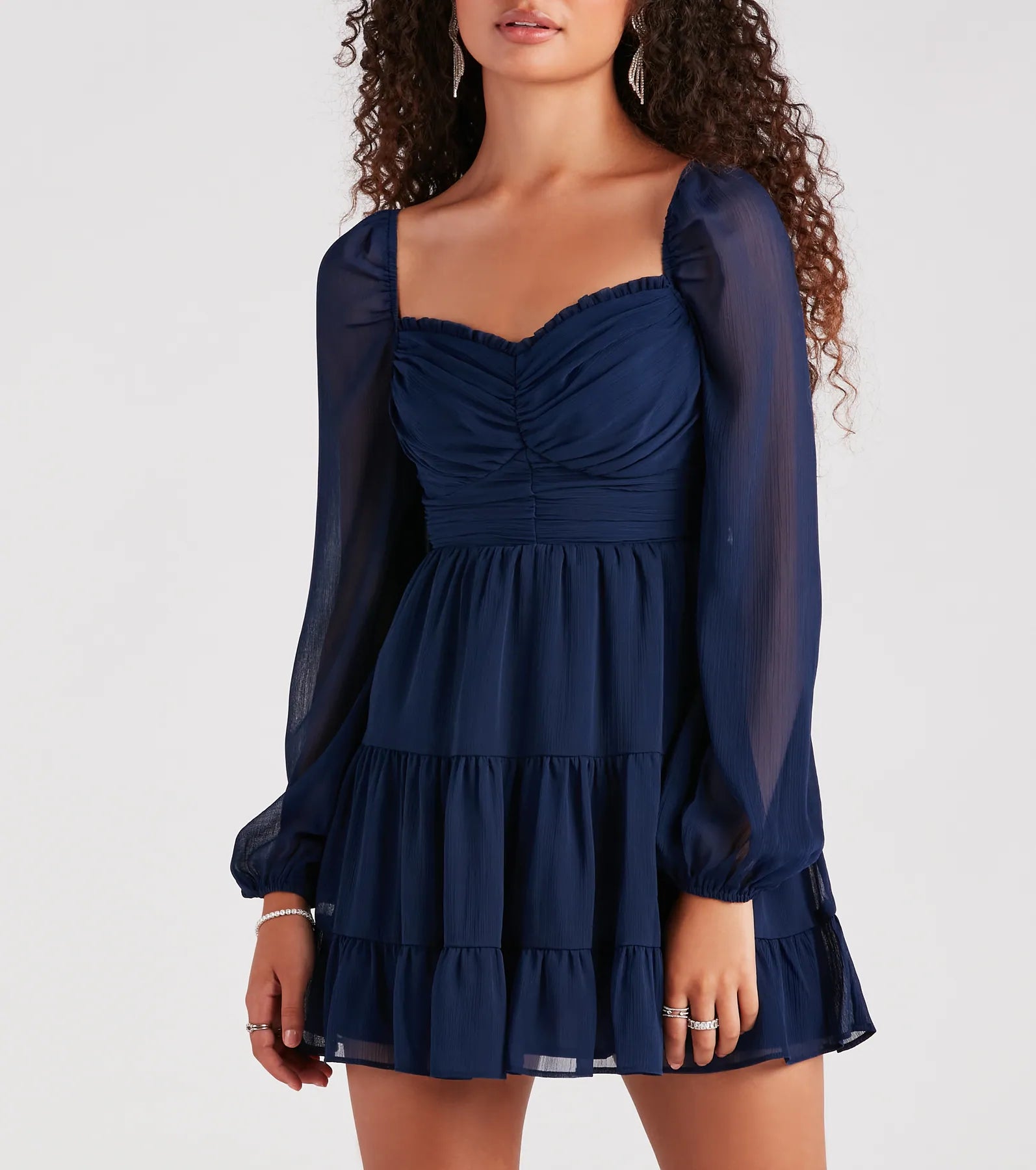 Effortless Muse Chiffon Skater Dress - Image 16