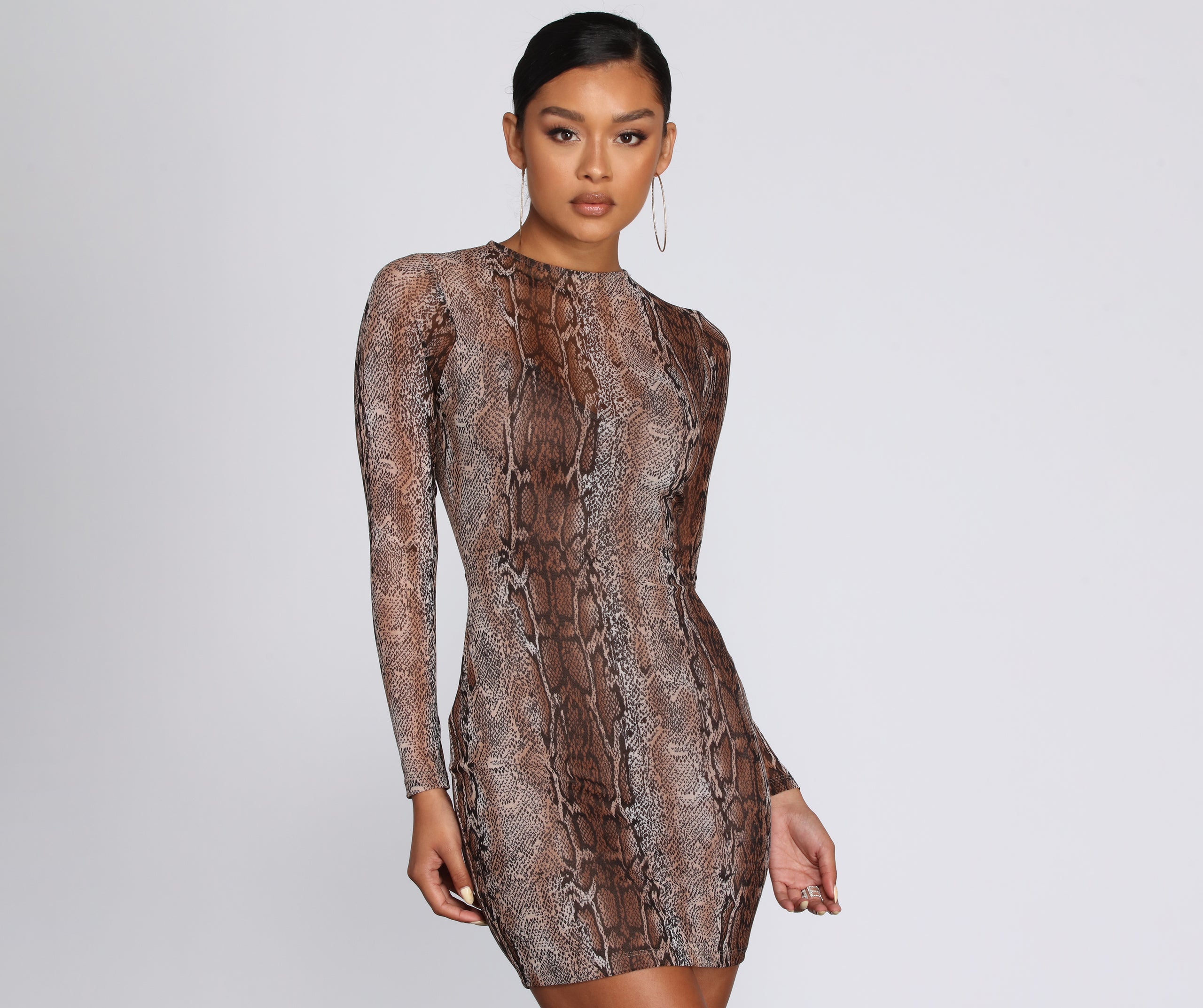 City Slither Mini Dress - Image 2