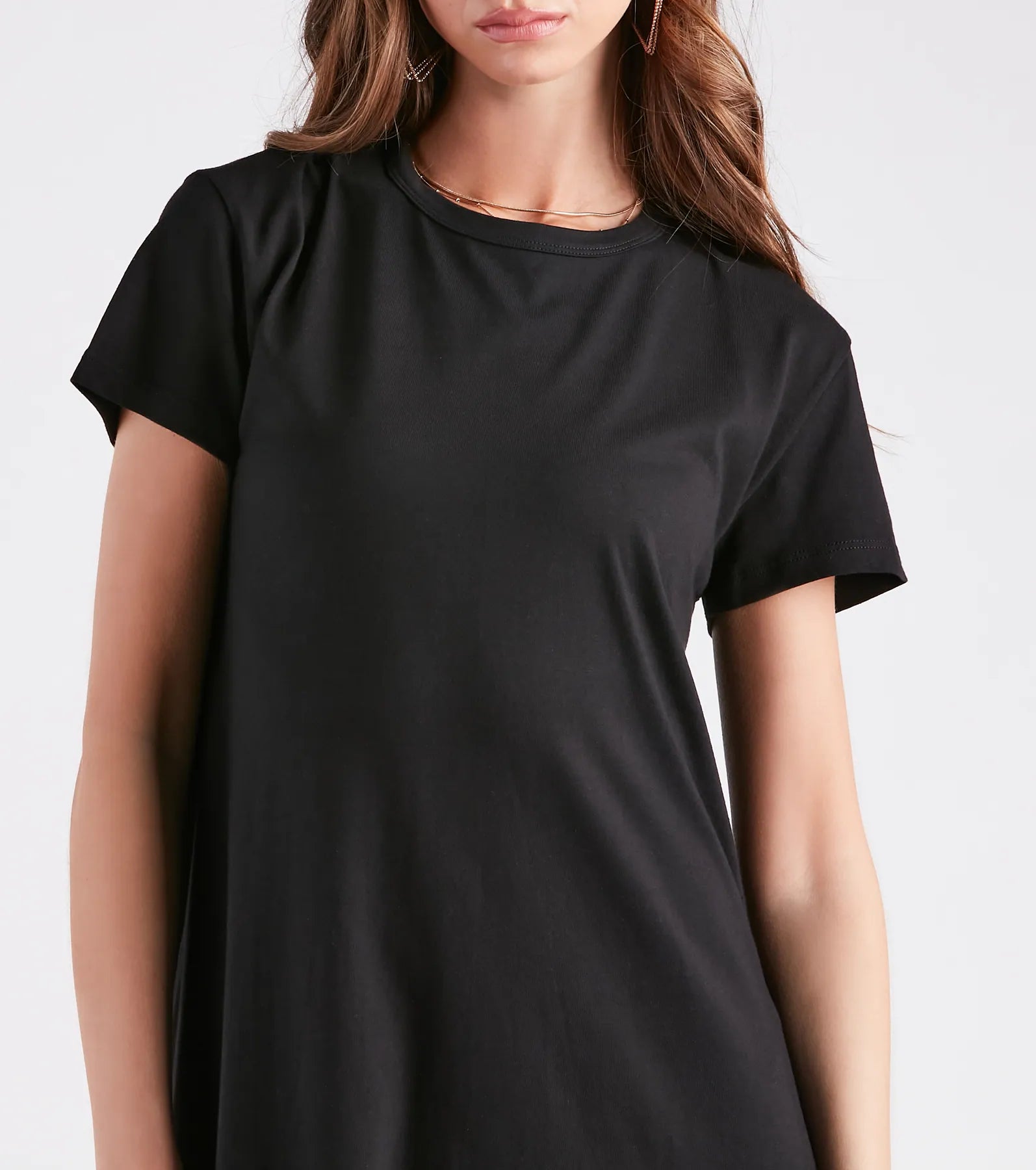 Effortless And Breezy Short T-Shirt Dress - Image 4