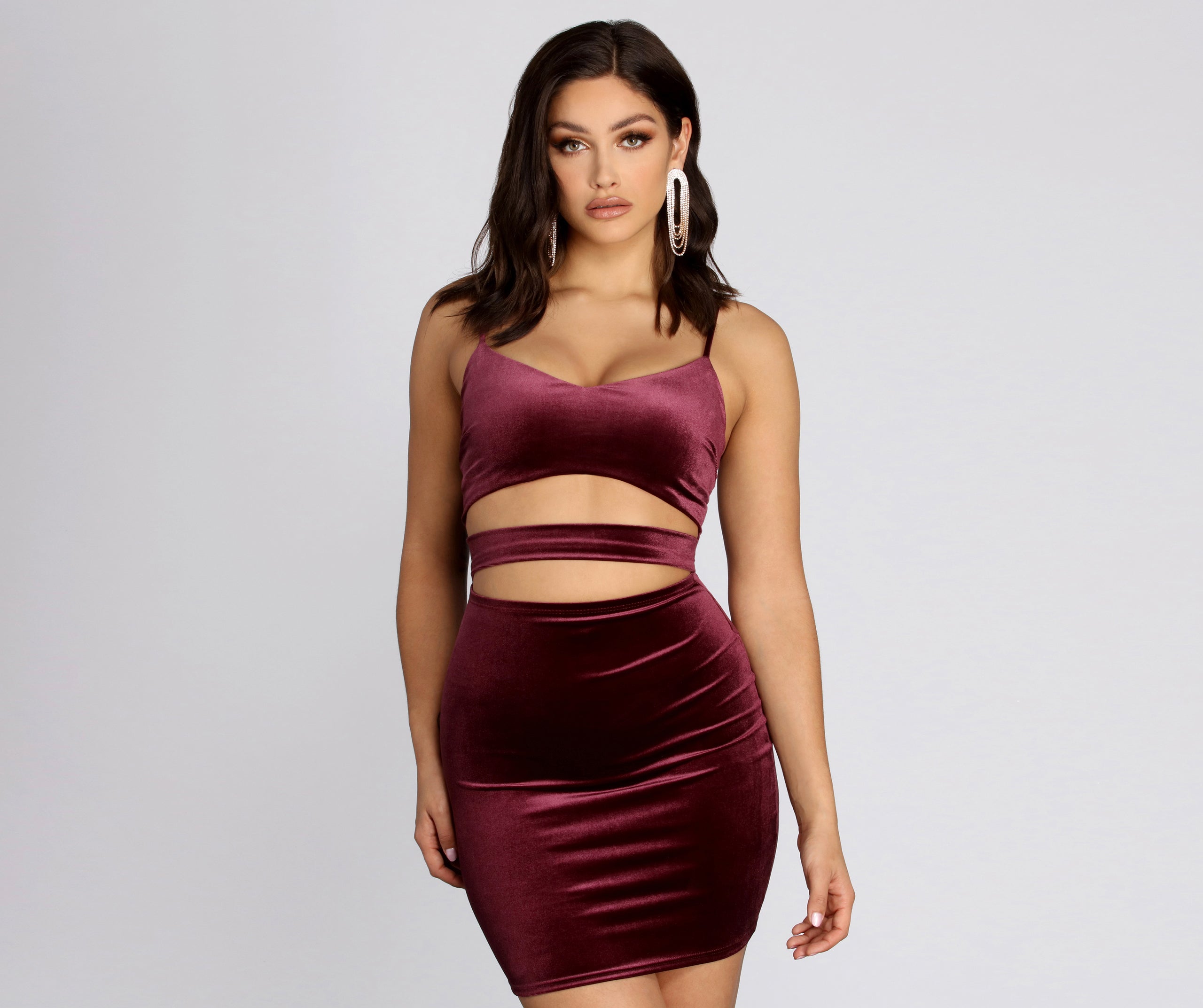 Visions Of Velvet Mini Dress - Image 9