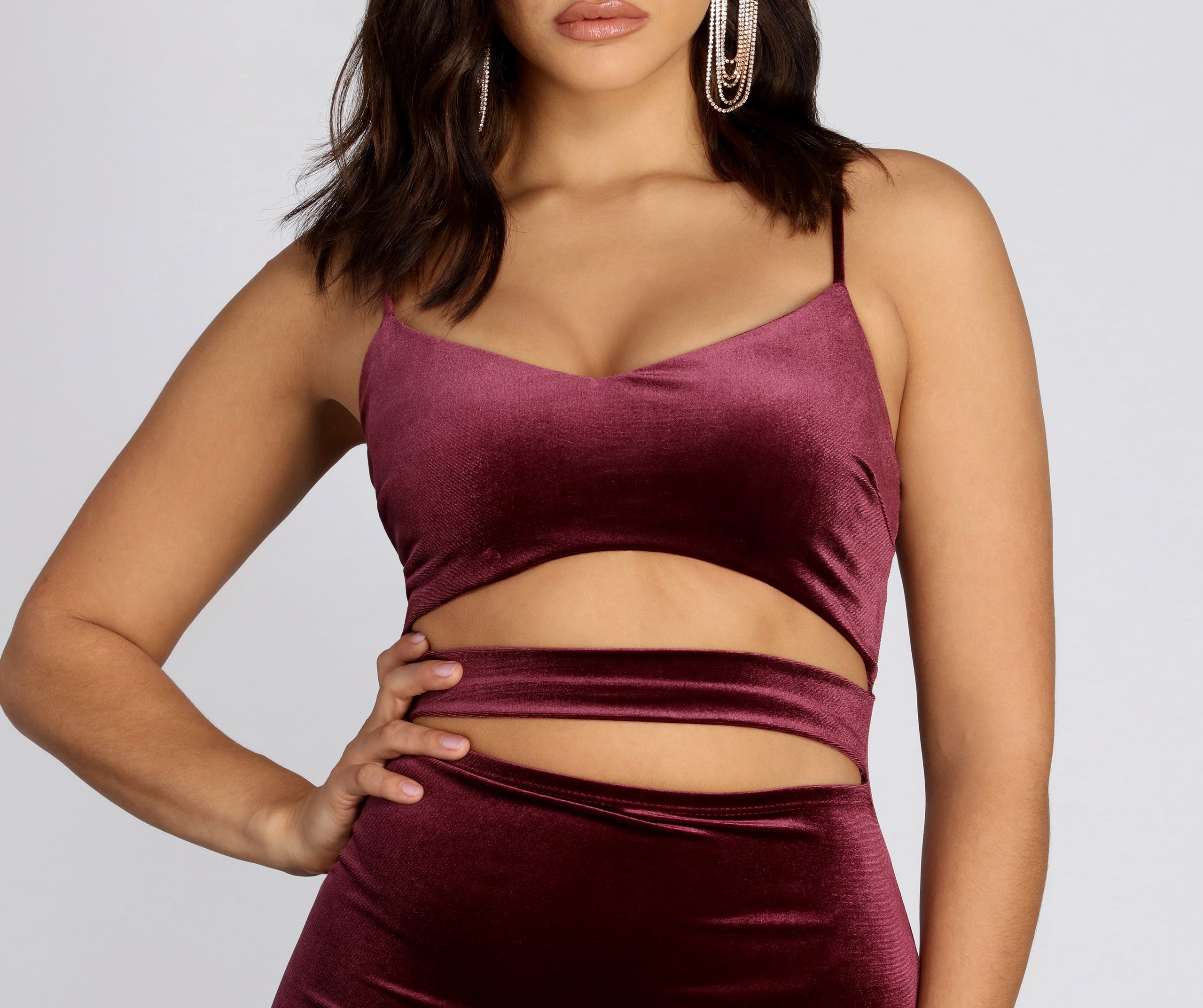 Visions Of Velvet Mini Dress - Image 11