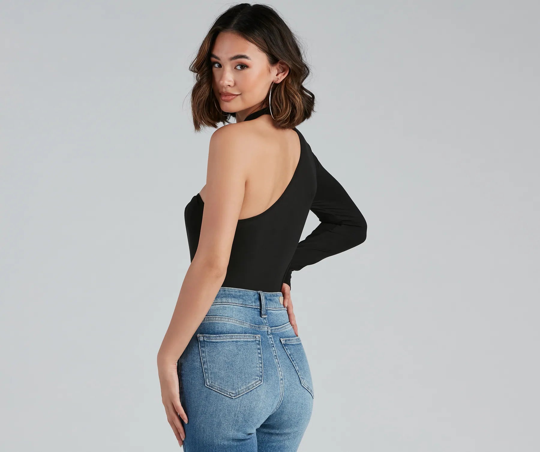 Sultry Cutouts Fitted Bodysuit - Image 2