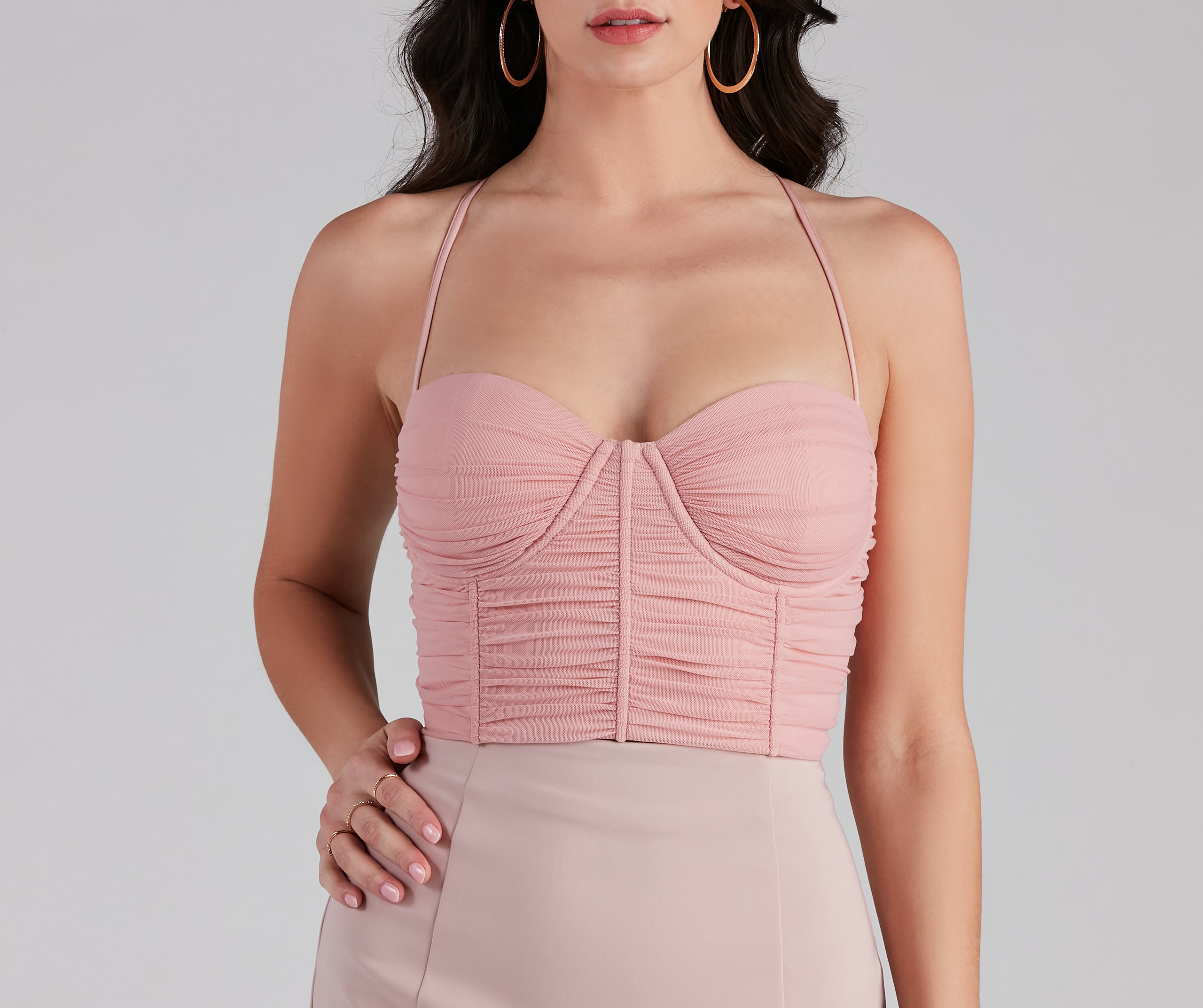Stunning Style Moment Mesh Bustier - Image 7