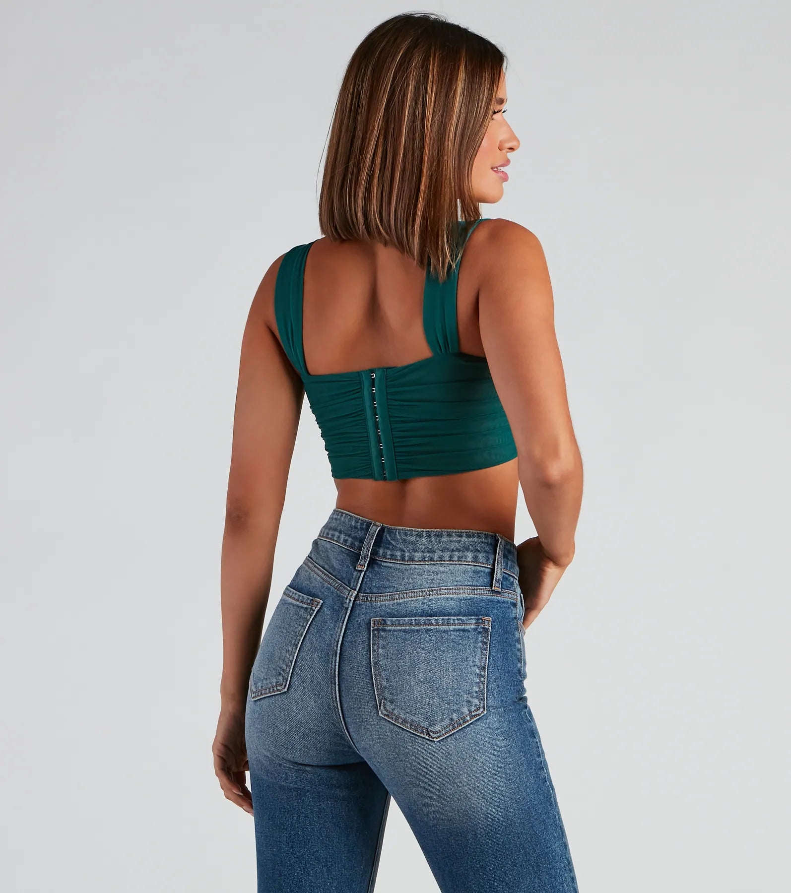 Who's That Girl Ruched Bustier - Image 26