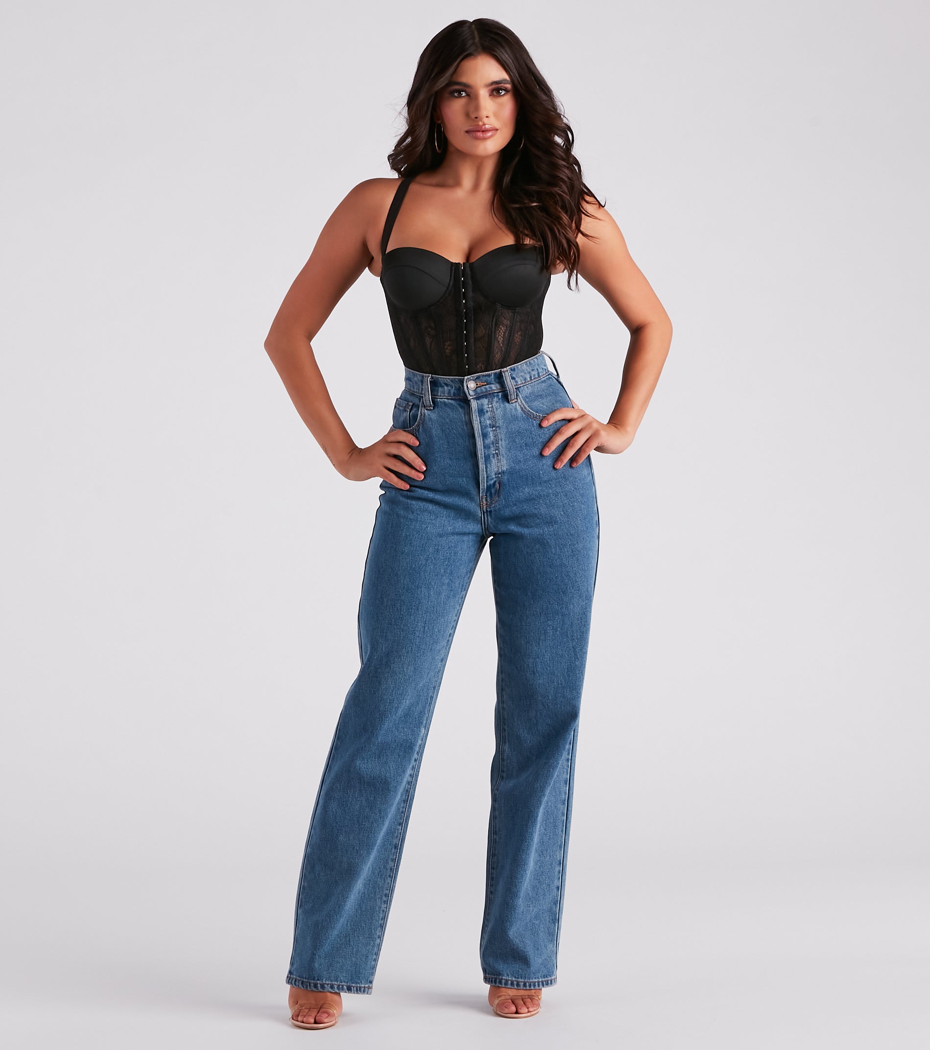 Lace Take Note Sweetheart Corset - Image 7