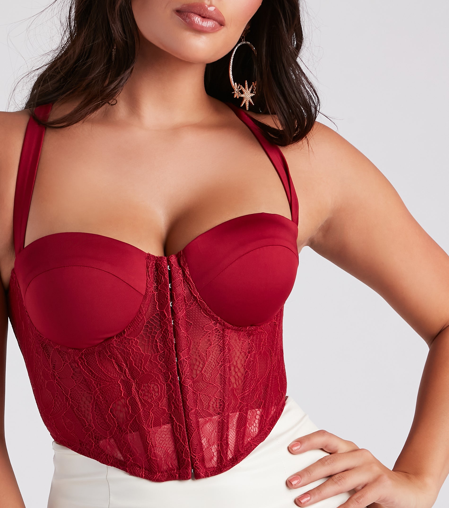Lace Take Note Sweetheart Corset - Image 4