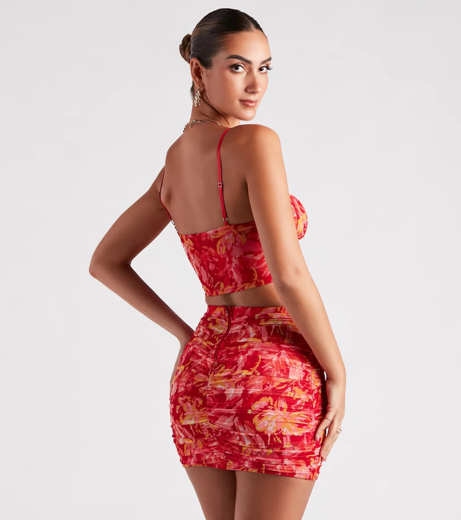Vacay On My Mind Floral Bustier Top - Image 2