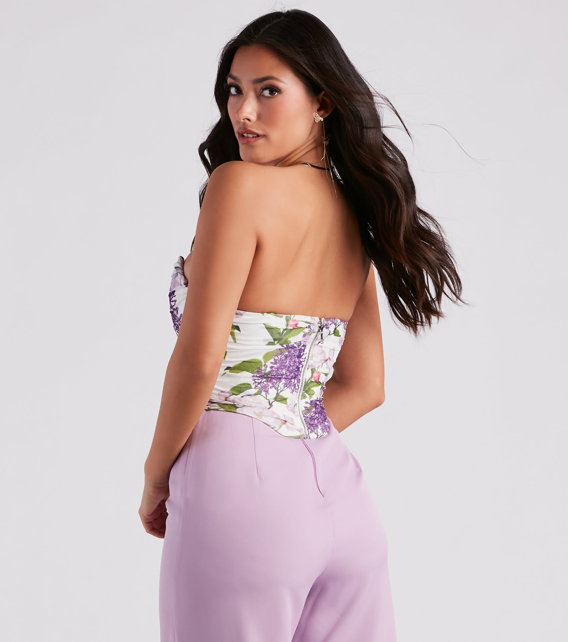 Pretty As Can Be Floral Bustier - Image 2