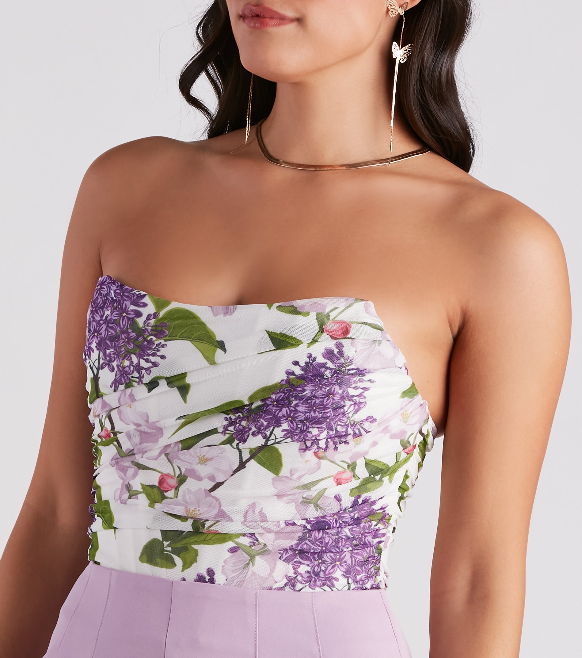 Pretty As Can Be Floral Bustier - Image 4
