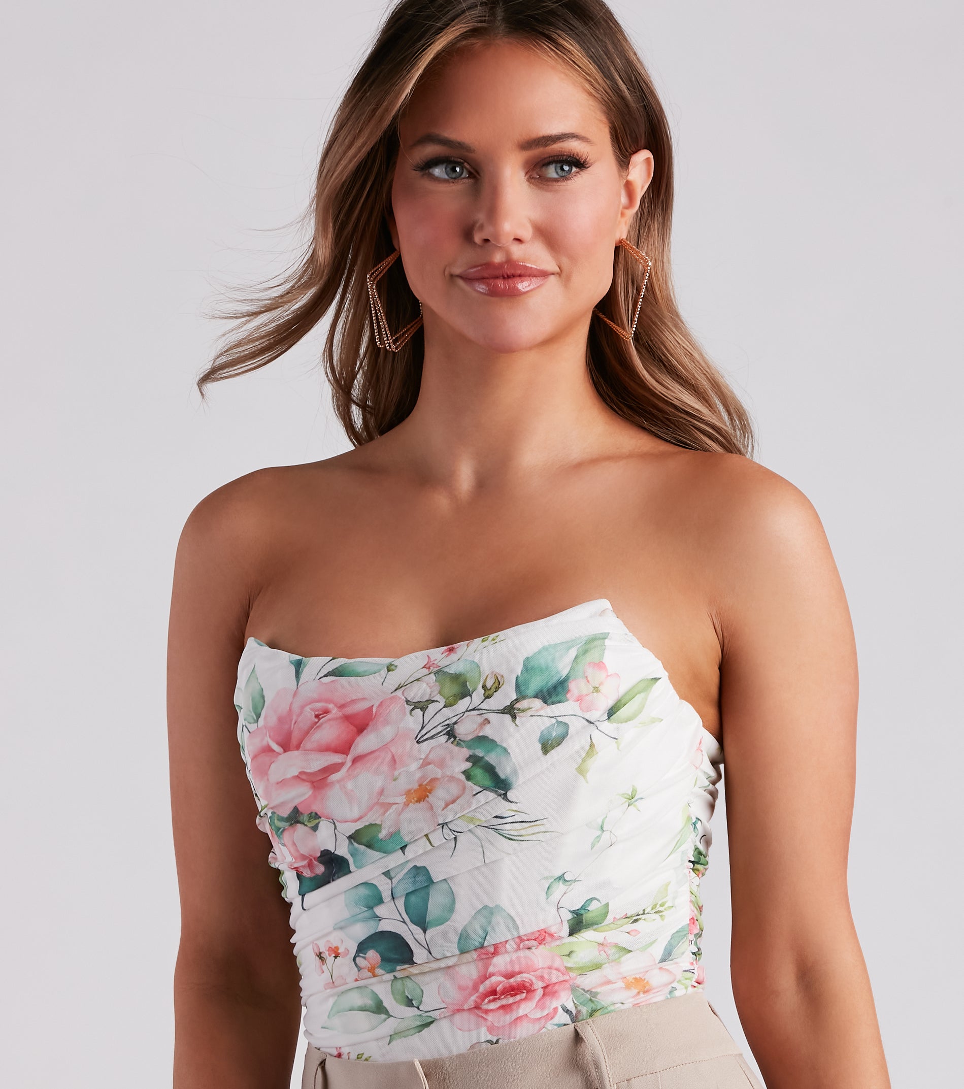 Pretty As Can Be Floral Bustier - Image 8