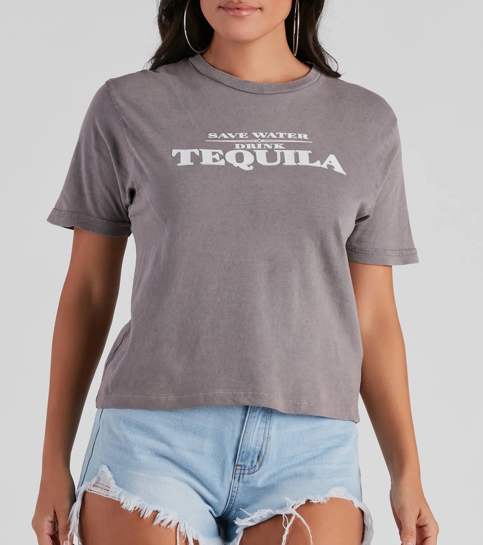 Save Water Vintage Graphic Tee - Image 4