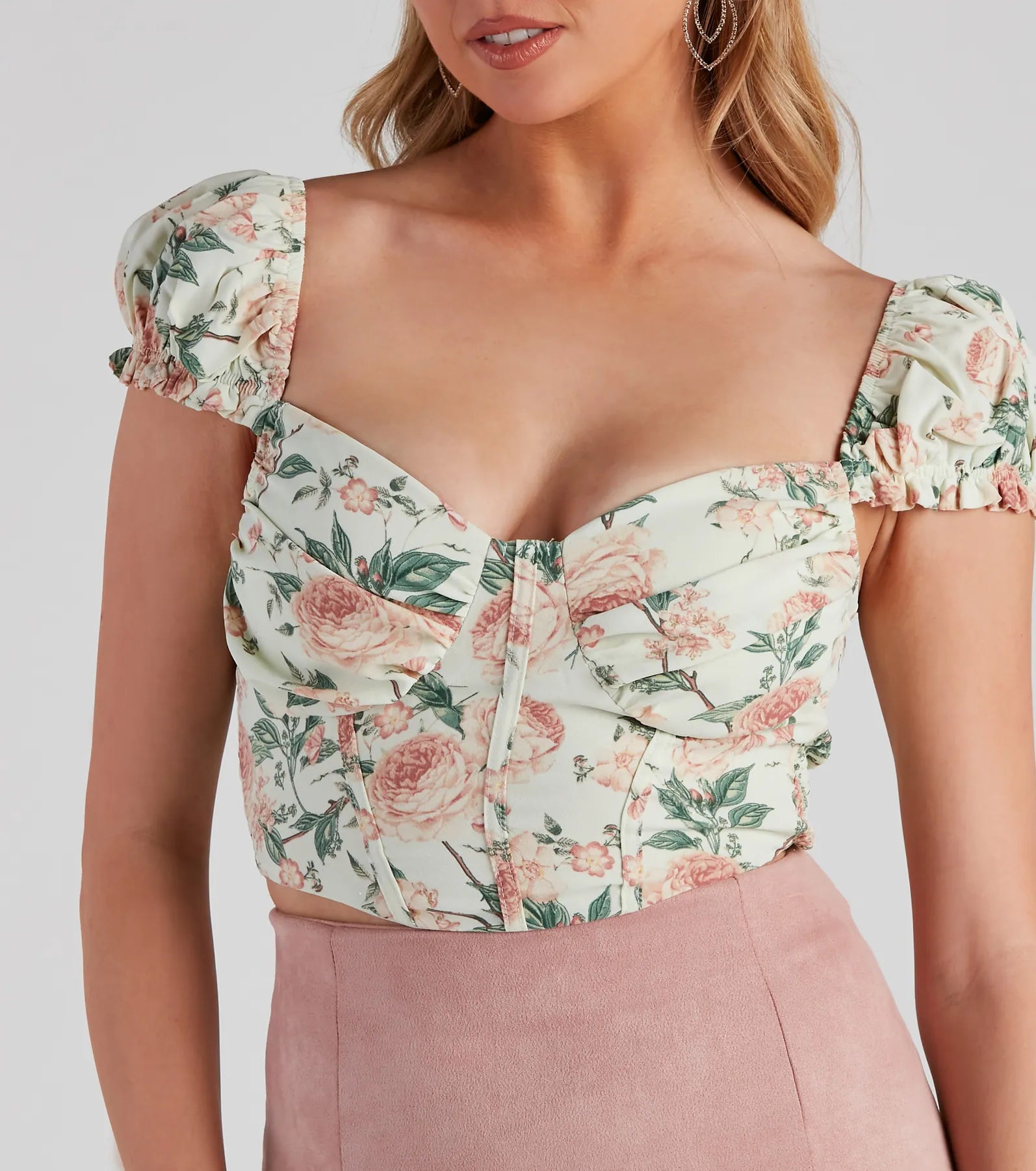 Dreaming of Florals Corset Top - Image 4
