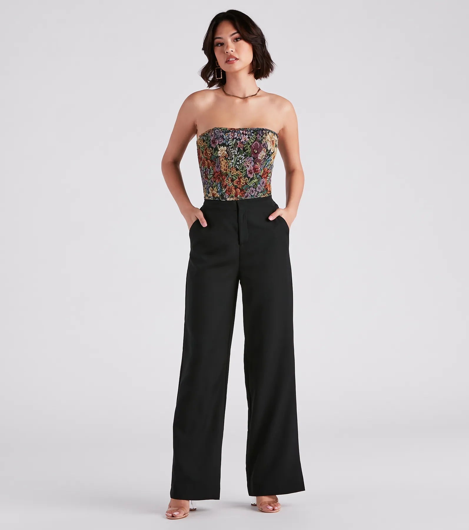 Not Your Grandma's Floral Corset Top - Image 3
