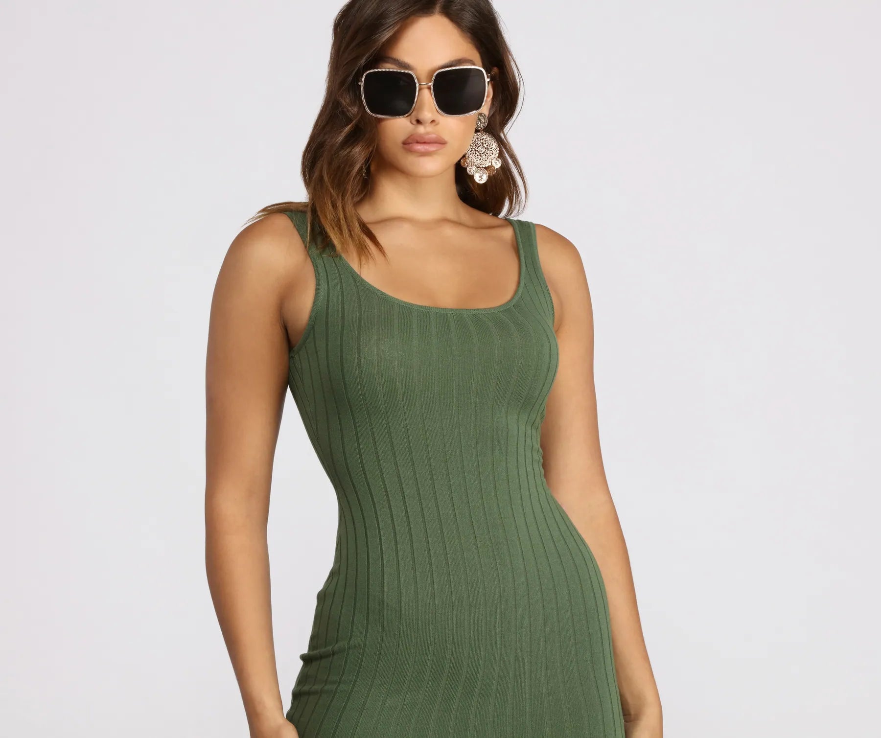 Allure Them All Scoop Neck Tank Midi Dress - Image 11