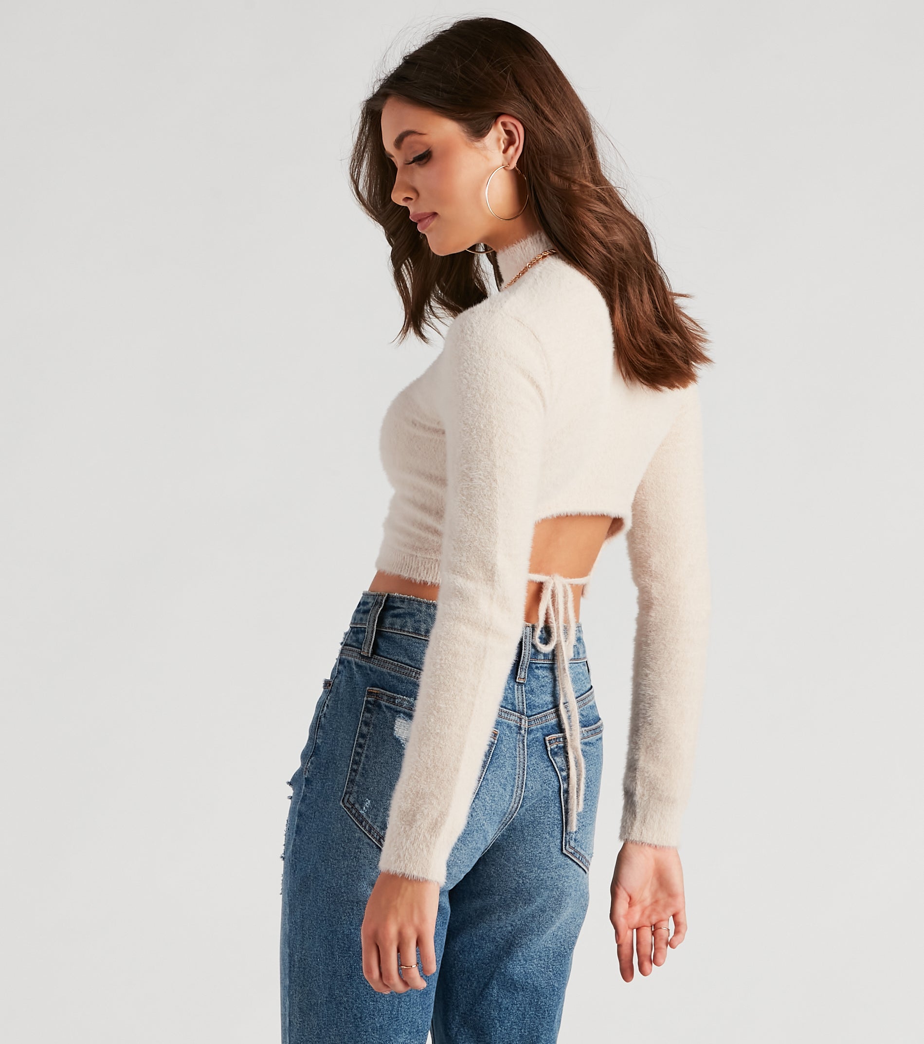 Spine Chilling Eyelash Knit Sweater - Image 7