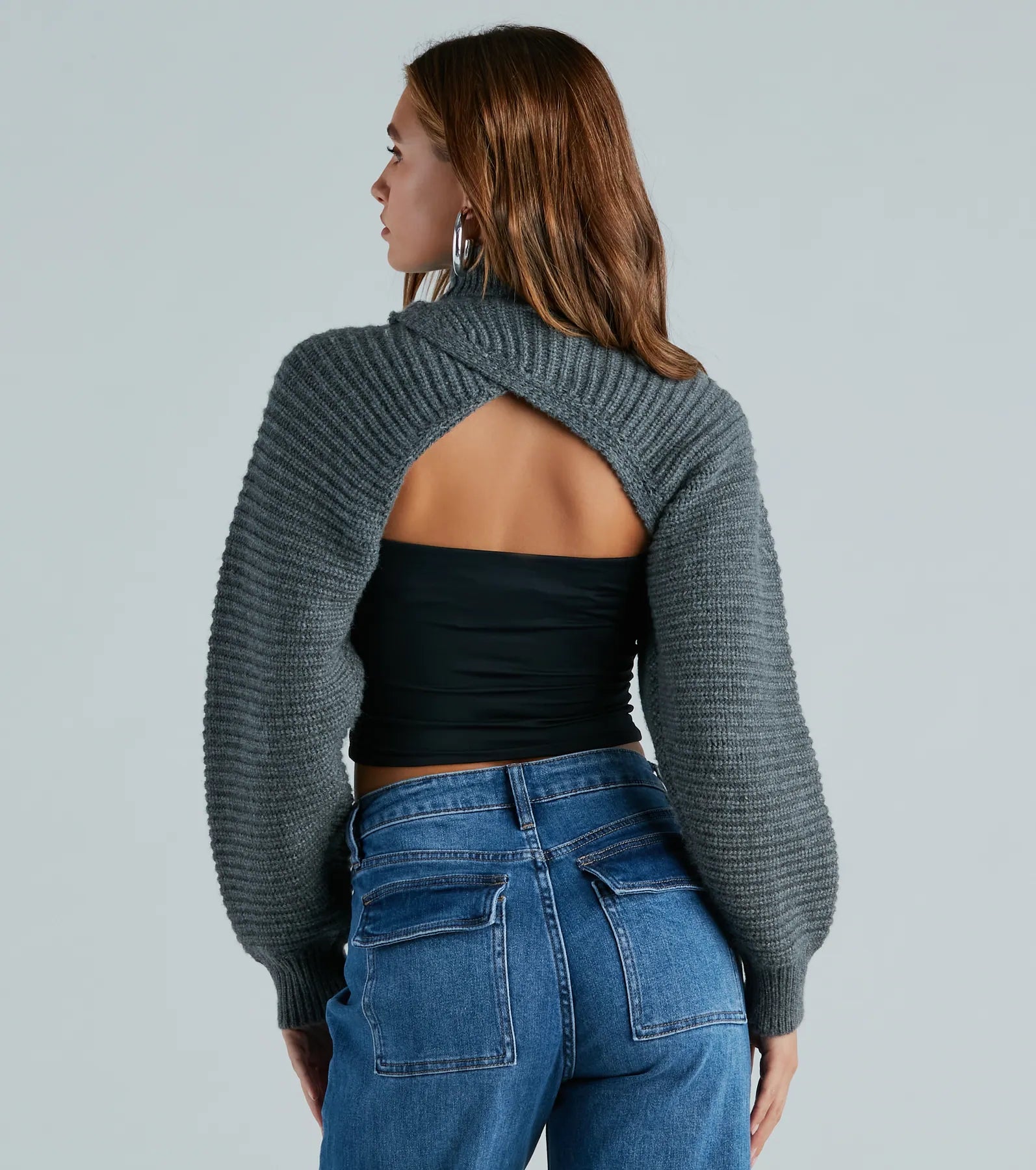 Cozy Girl Mode Turtleneck Sweater Topper - Image 2