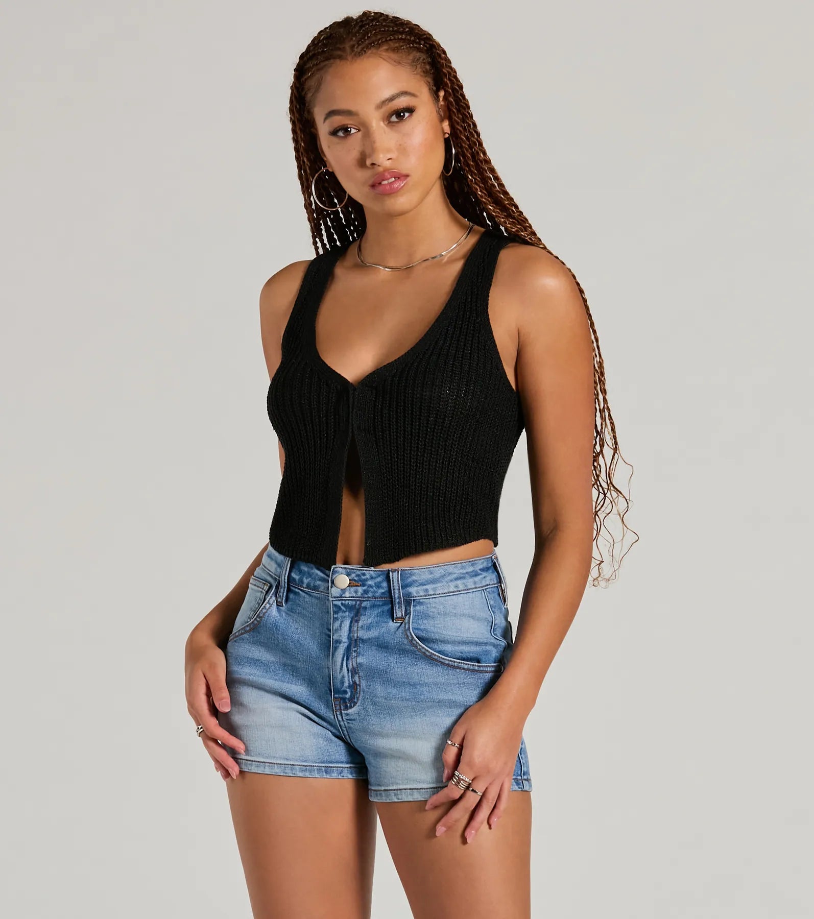 Dreamy Western Vibes Sleeveless Crochet Vest - Image 5