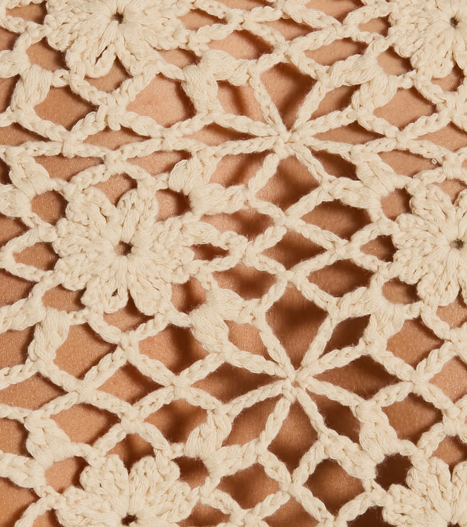 Sunny Radiance Floral Crochet Bolero - Image 4