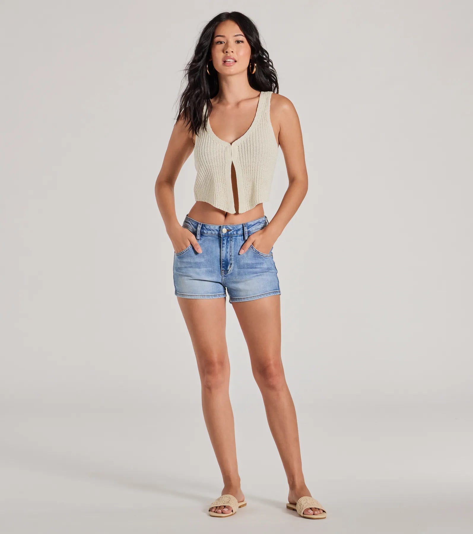 Dreamy Western Vibes Sleeveless Crochet Vest - Image 15