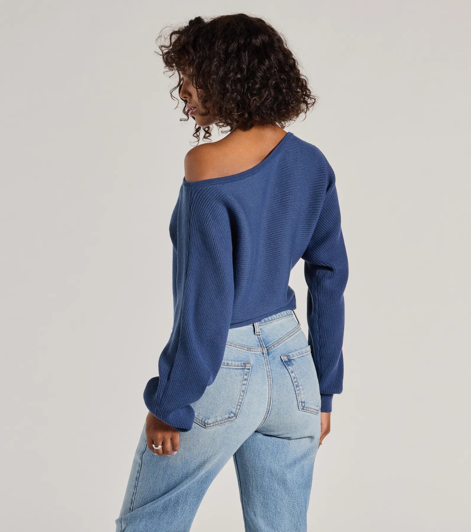 Cozy Cutie Ribbed Knit Boat Neck Sweater - Image 2