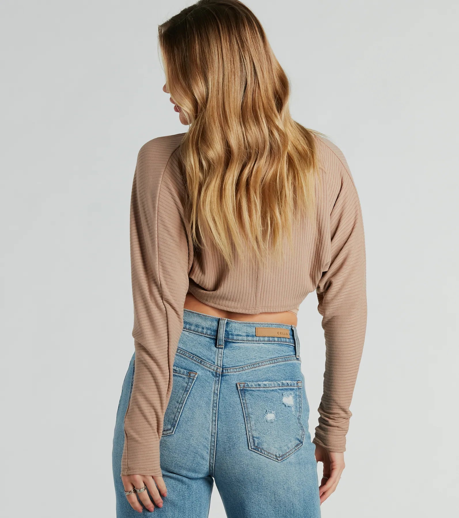 She's The Main Rib Knit Slouchy Bolero - Image 14