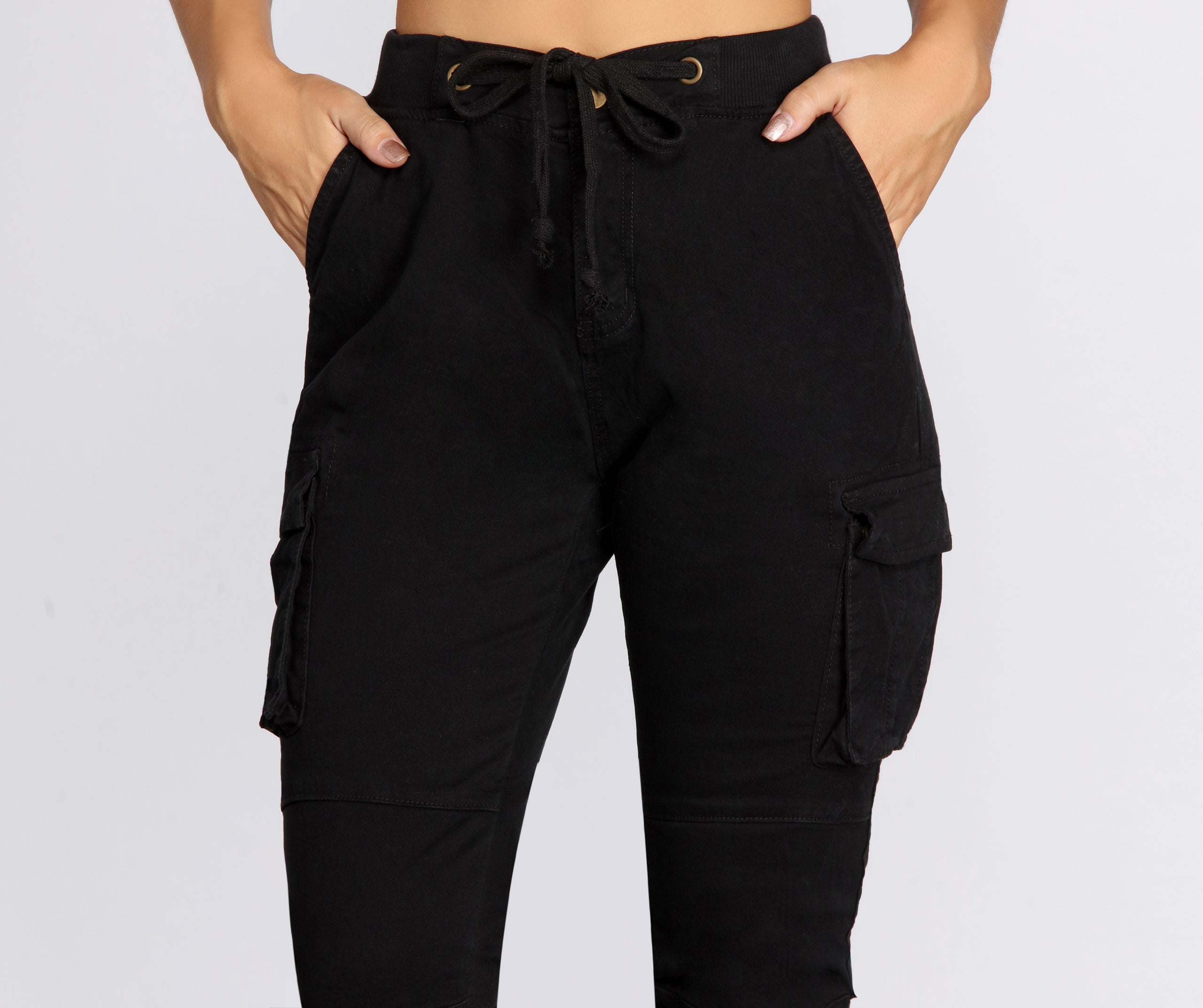 Mid Rise Cargo Joggers - Image 5