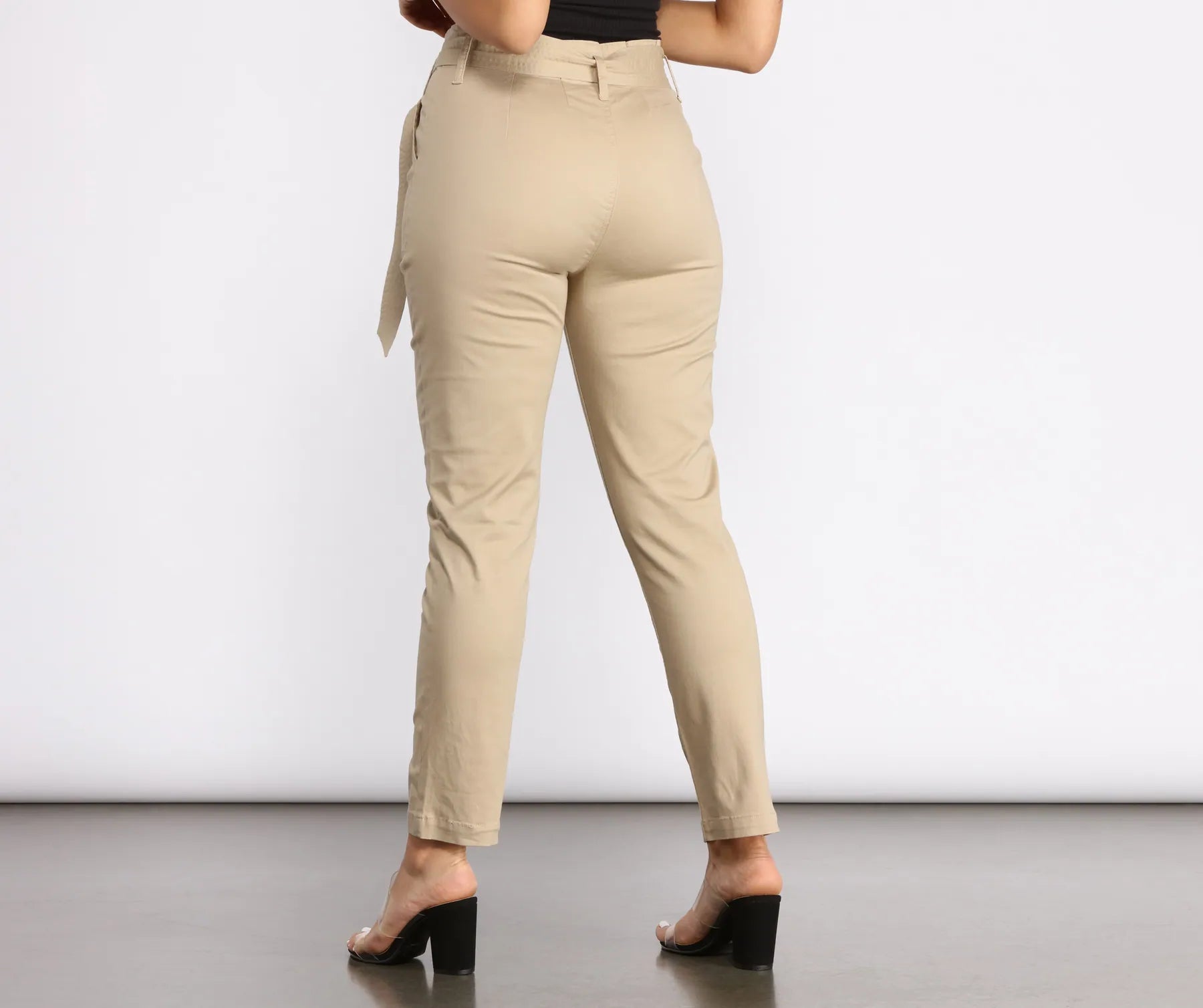 Belted and Chic Paperbag Pants - Image 2