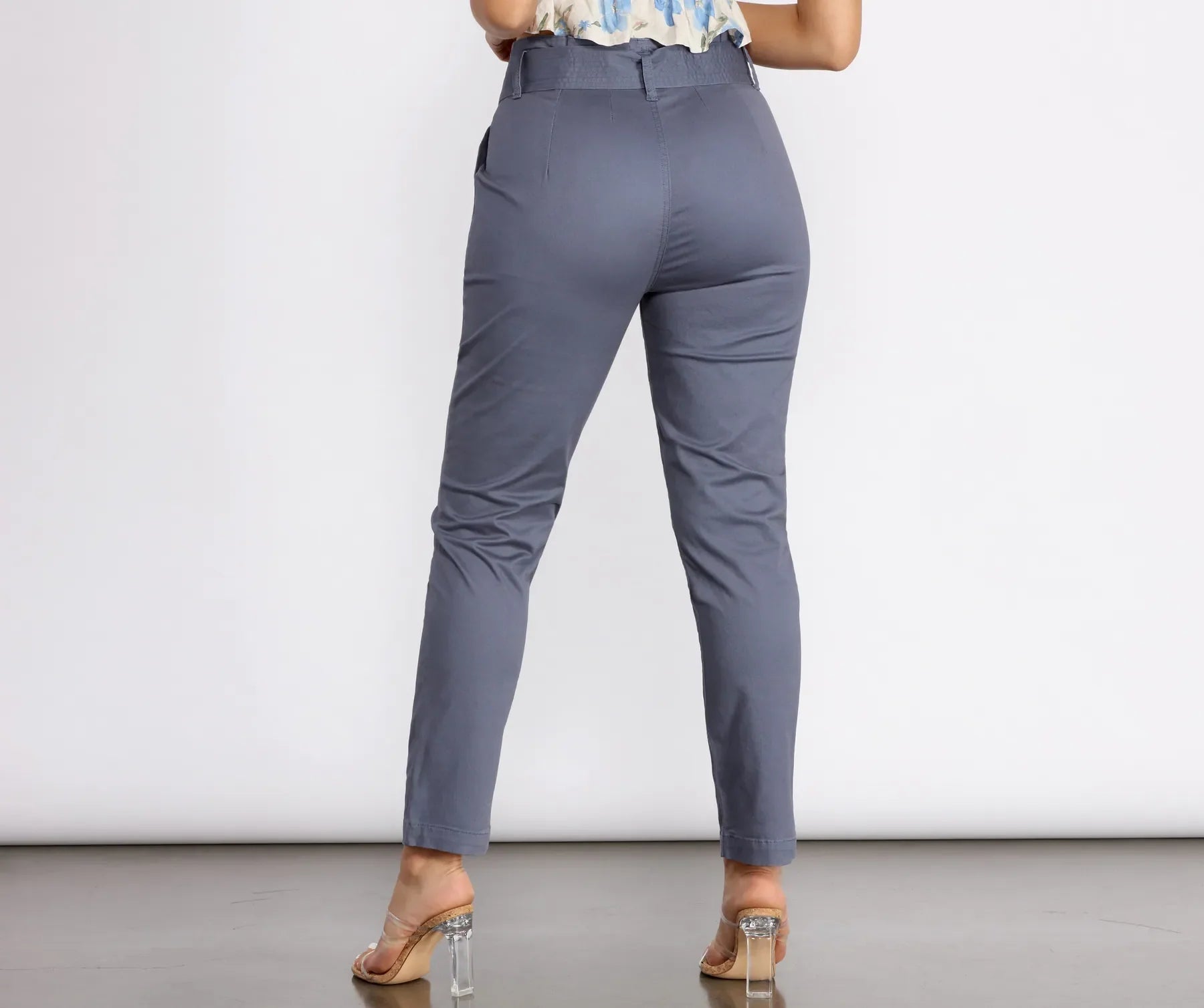 Belted and Chic Paperbag Pants - Image 6