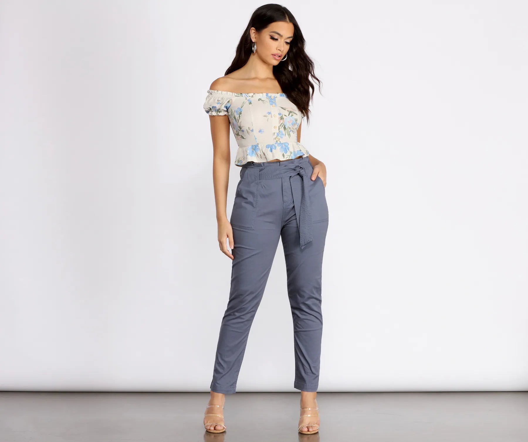 Belted and Chic Paperbag Pants - Image 8