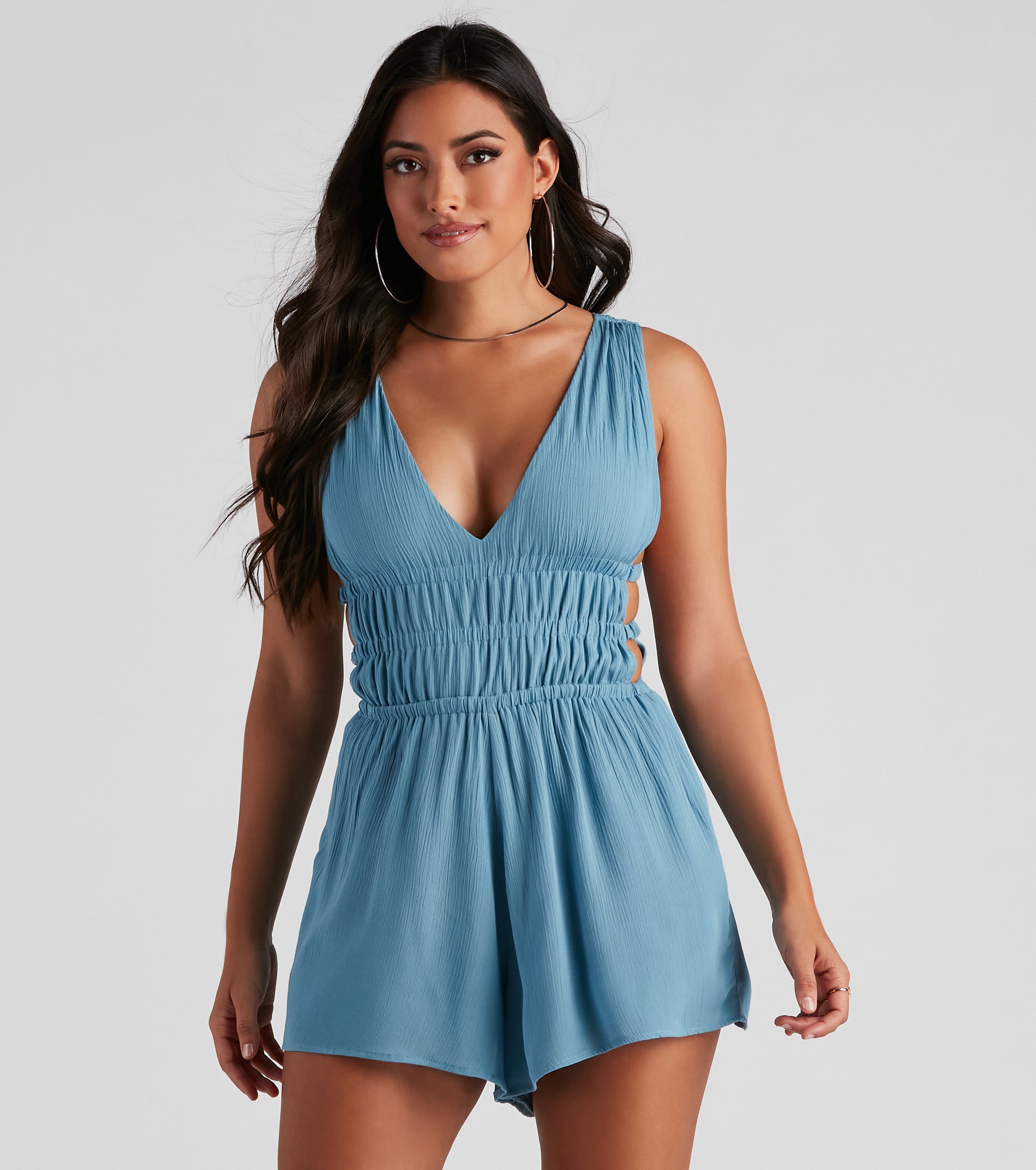 Effortless Style Sleeveless Romper - Image 3
