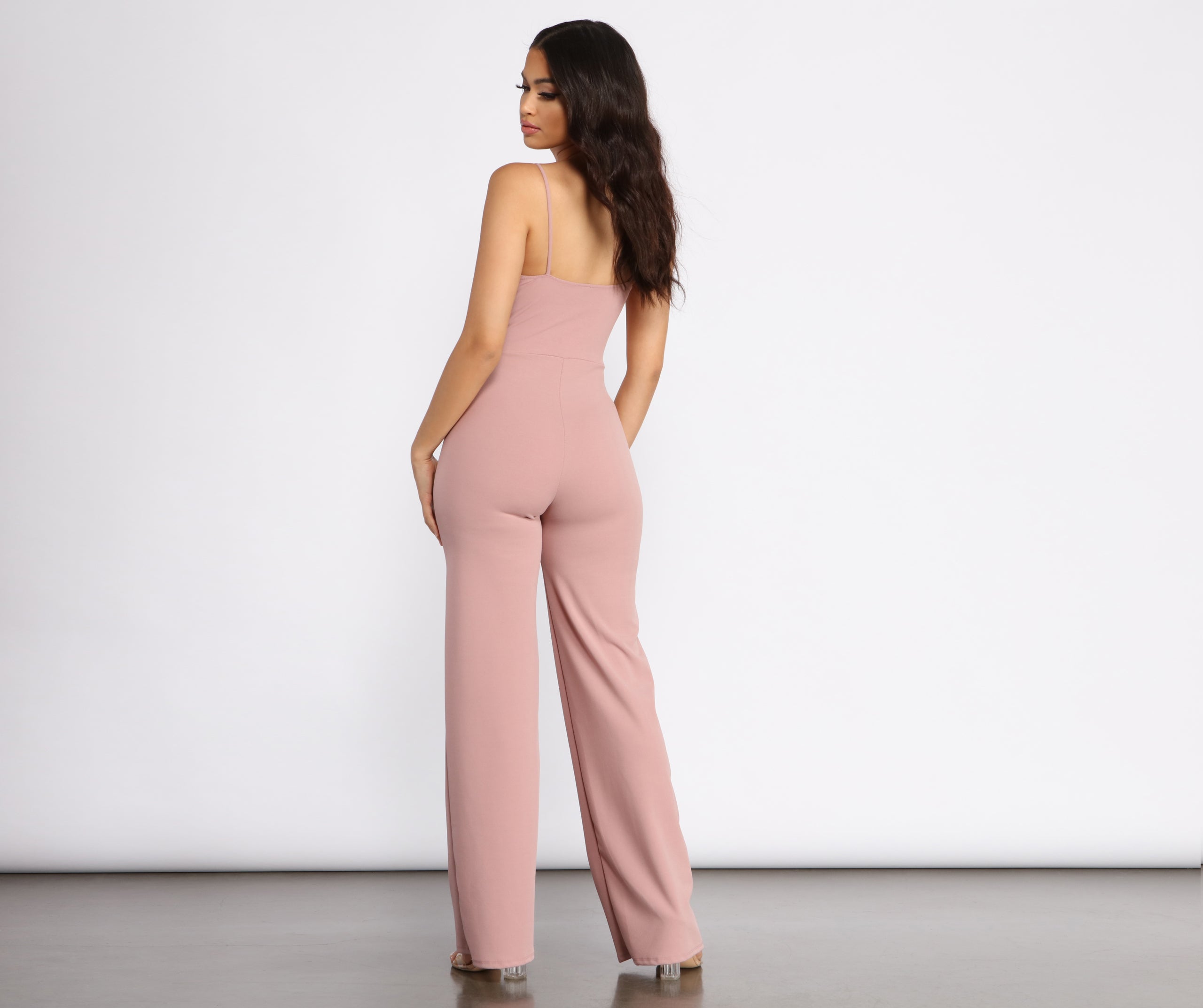 Made You Look Corset Detail Jumpsuit - Image 2