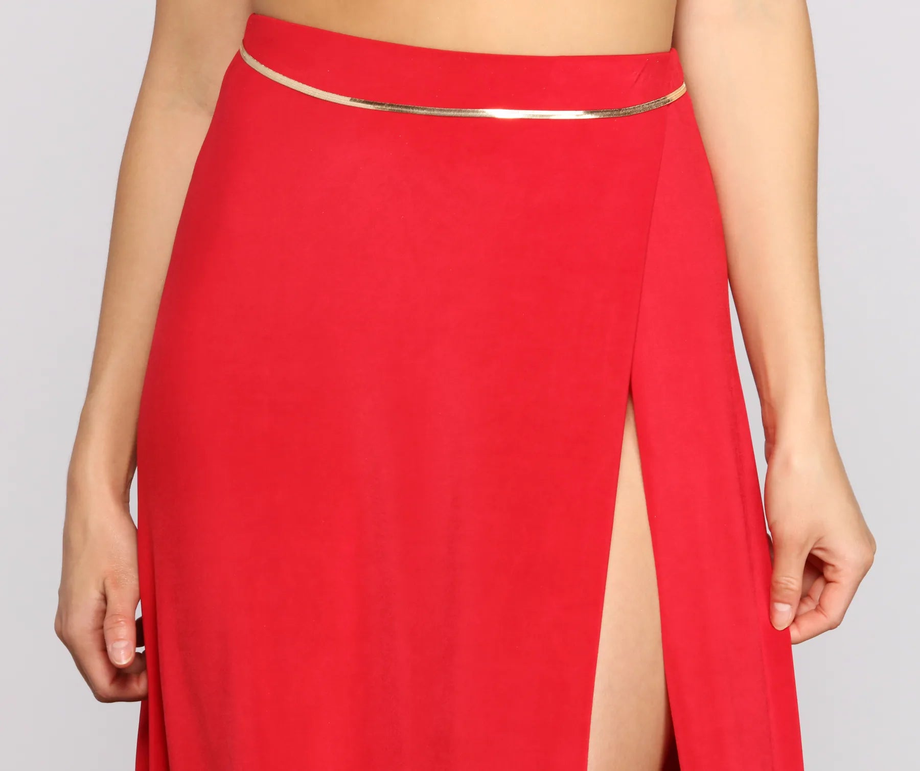 Bold Impressions High Slit Maxi Skirt - Image 6