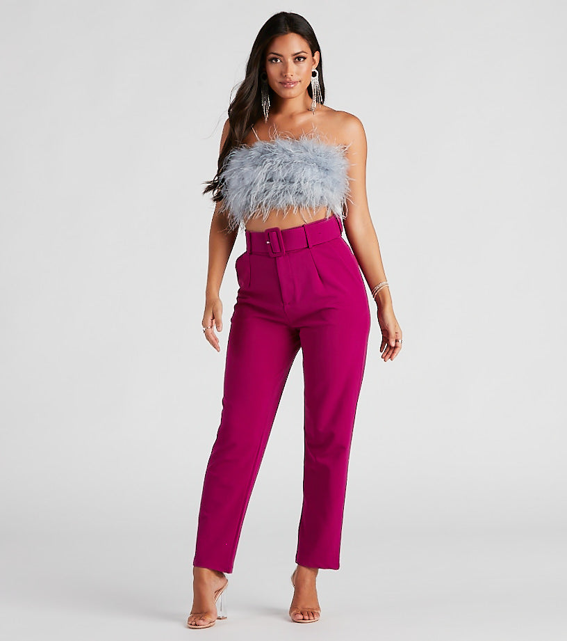 Perfectly Polished Belted Dress Pants - Image 5
