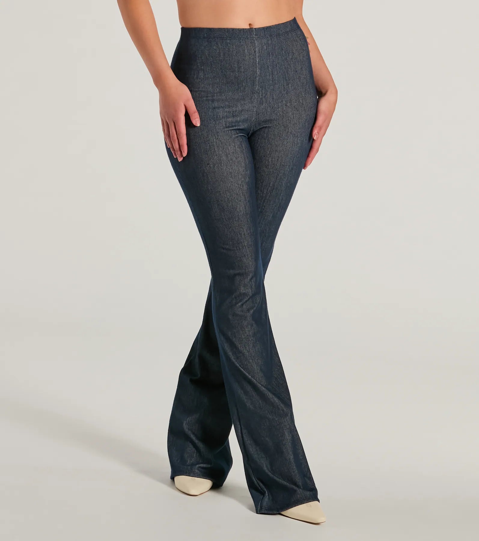 Cause A Commotion High Rise Flare Denim Pants - Image 4