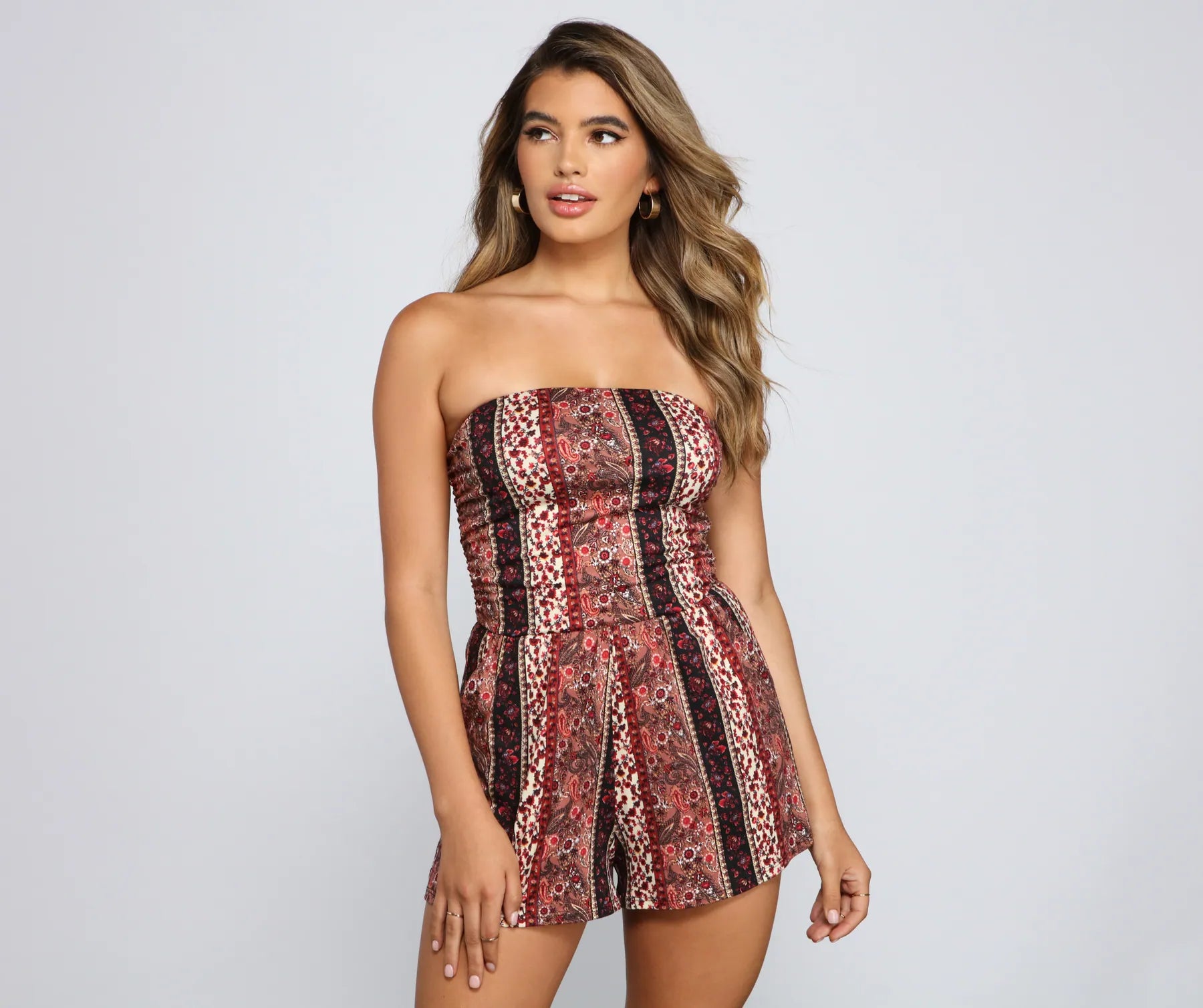 Bohemian Spirit Sleeveless Romper - Image 5