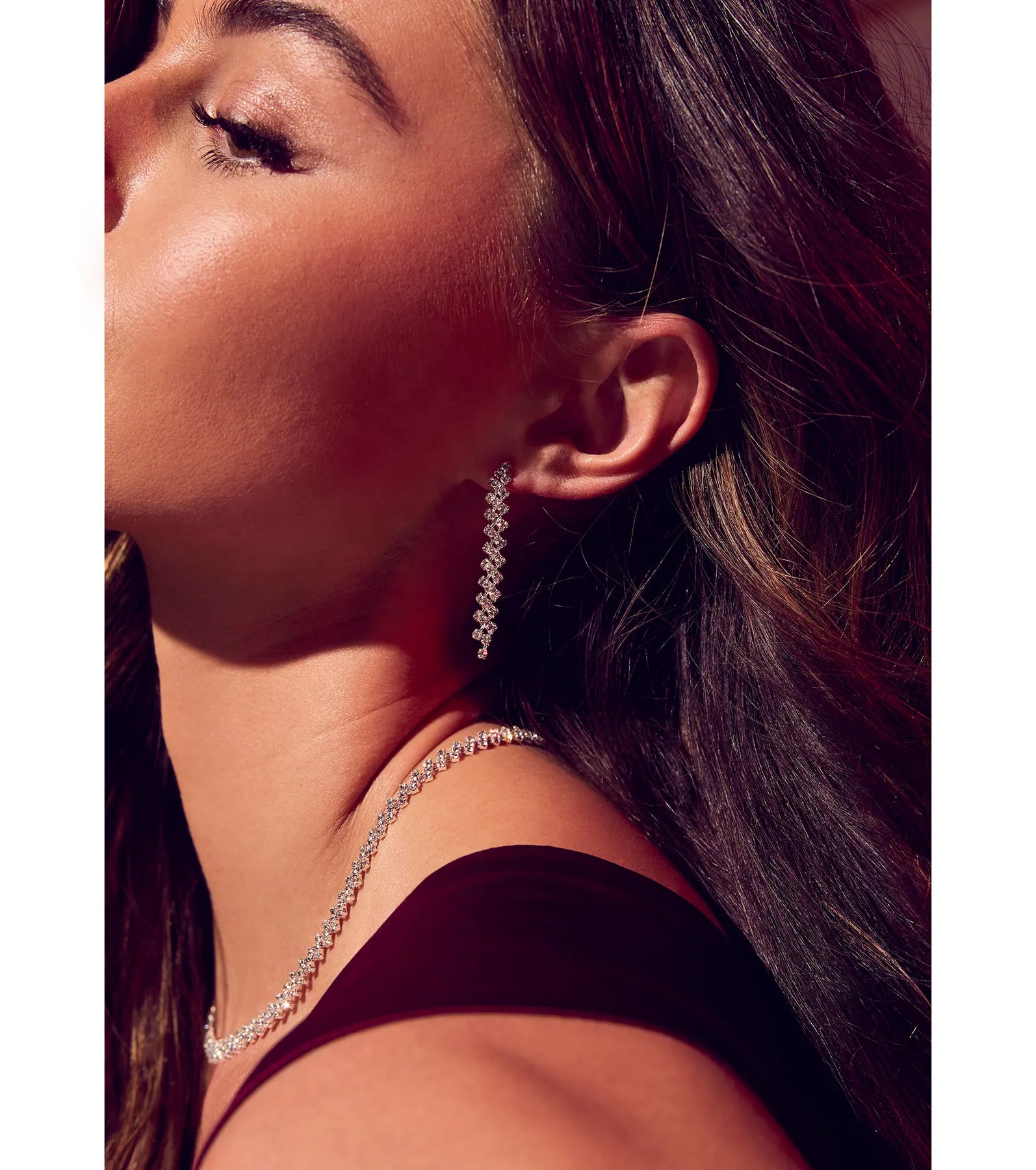 Classic Rhinestone Collar And Duster Set - Image 4